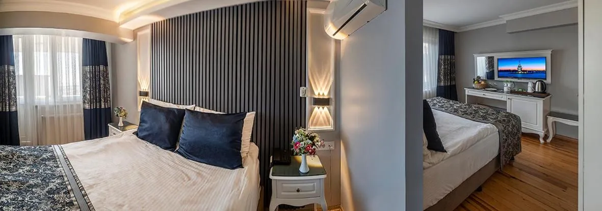 Photo of the whole room, Bed in Beyazit Palace Hotel