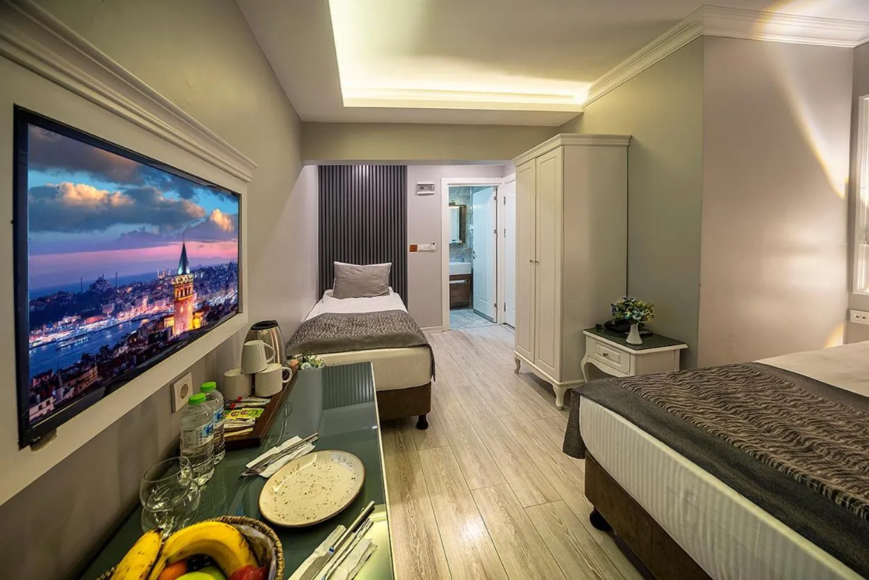 Photo of the whole room, Bed in Beyazit Palace Hotel