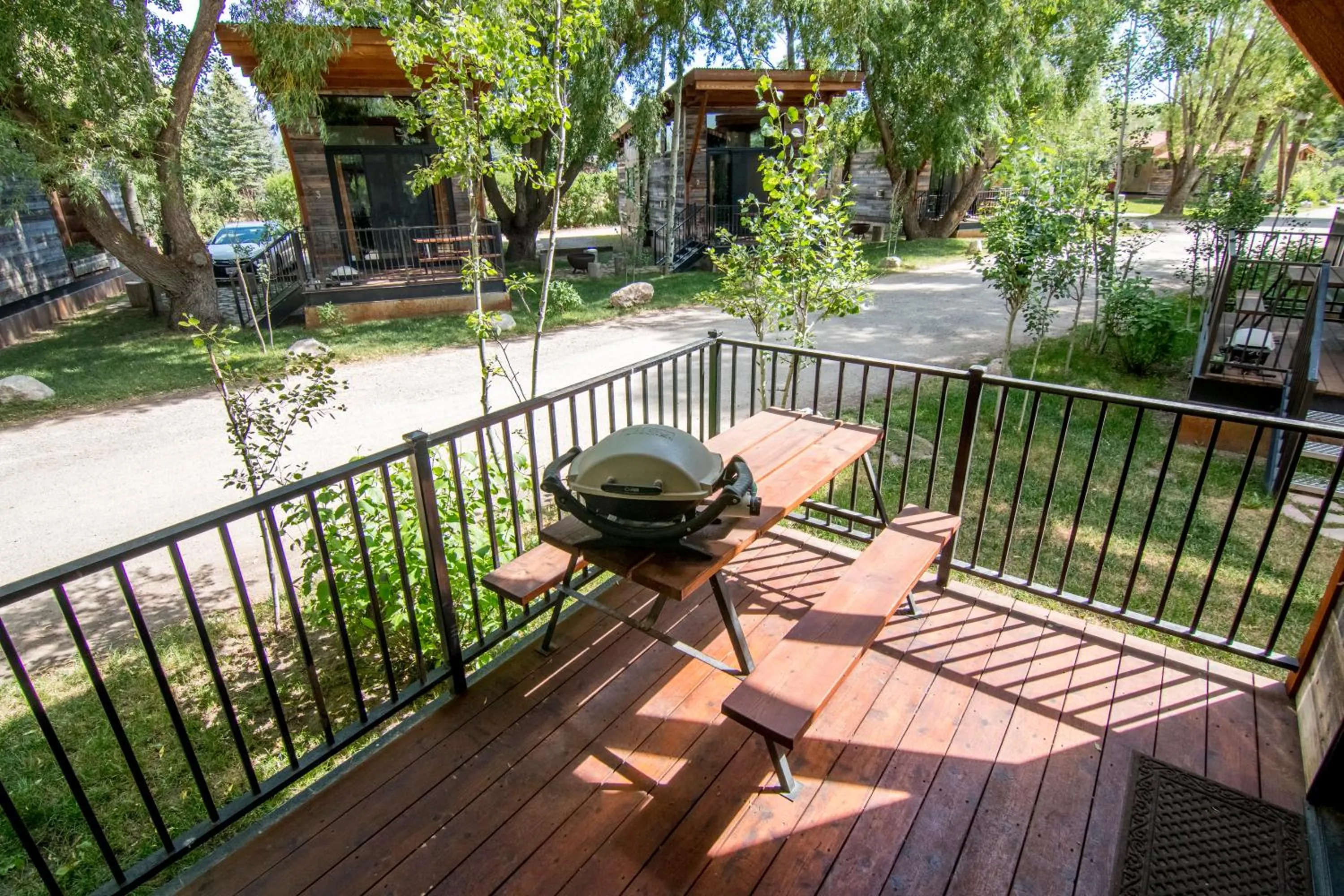 BBQ facilities in Fireside Resort