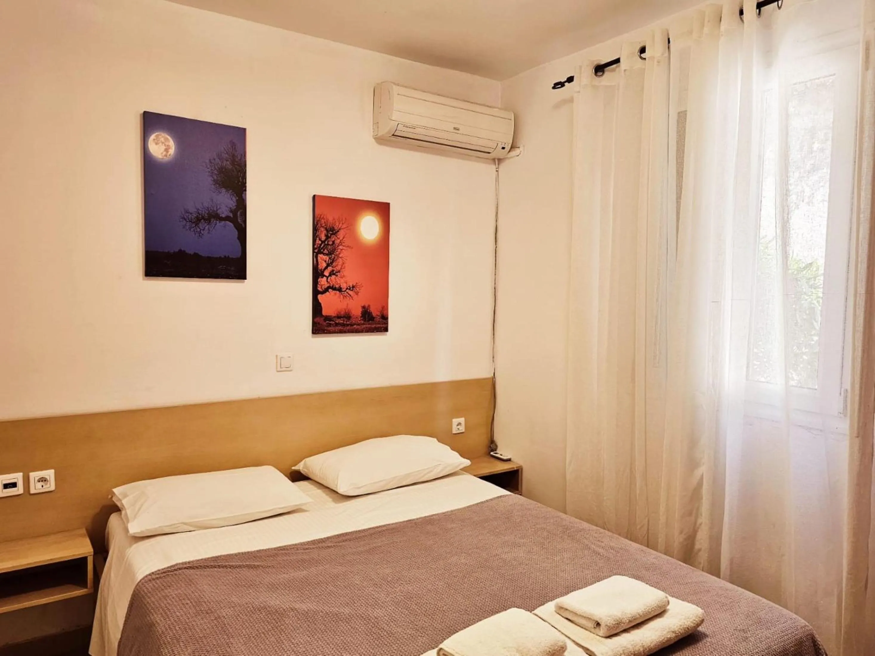 Bed in Corfu Glyfada Beach Apartment 22