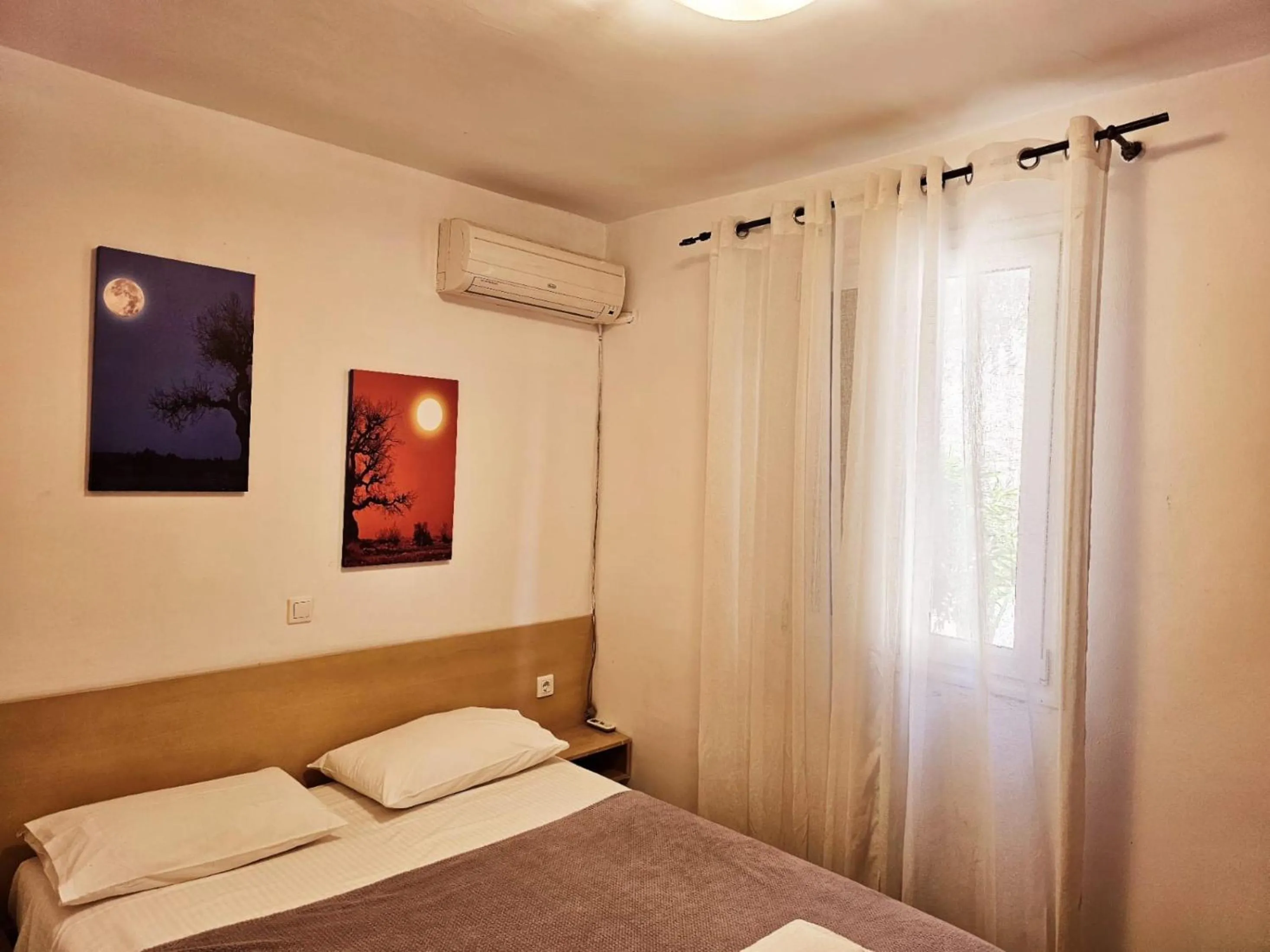 Bed in Corfu Glyfada Beach Apartment 22