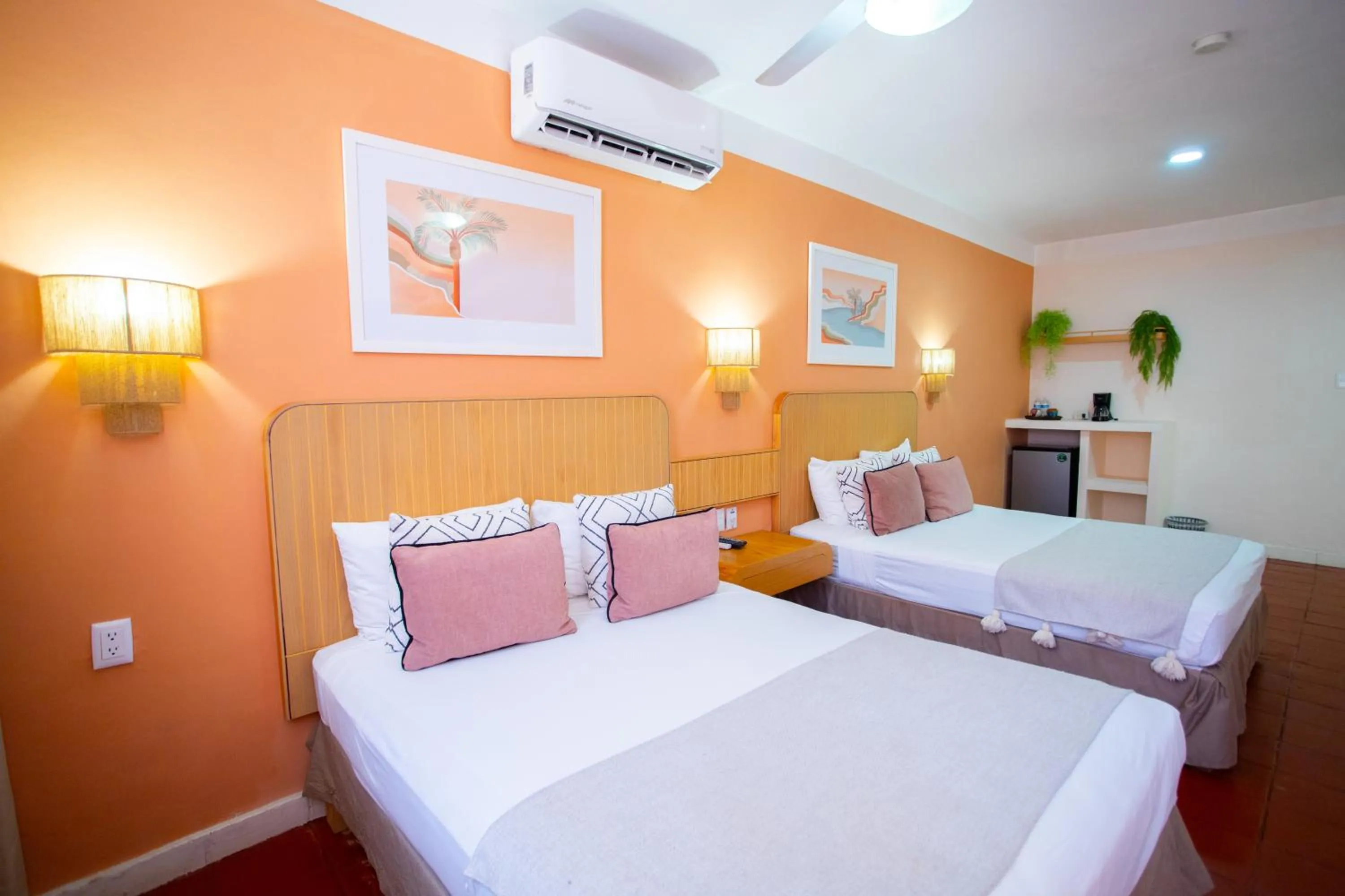 Bed in Hotel Tropicus Boutique