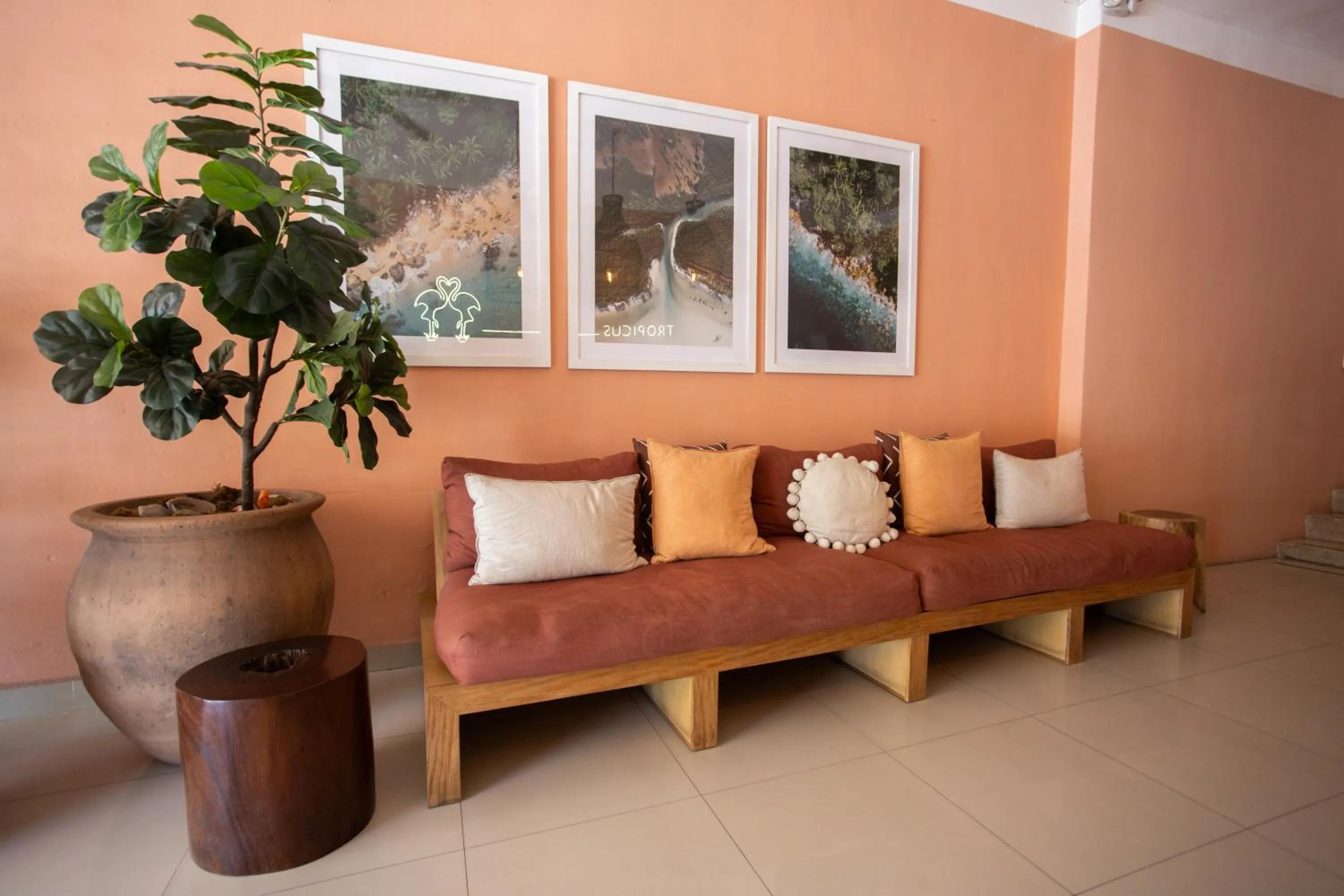 Living room in Hotel Tropicus Boutique