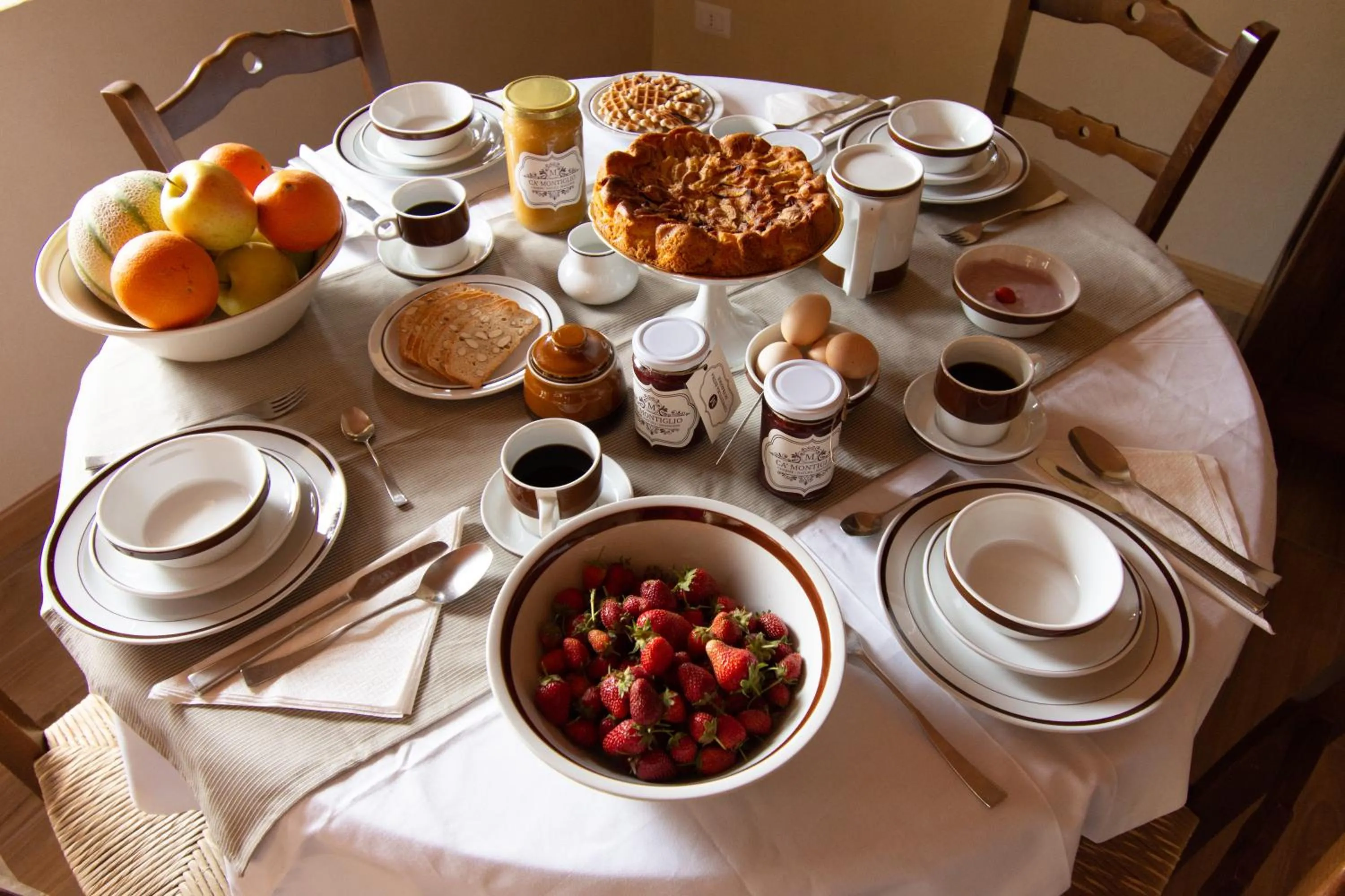 Food and drinks in Ca Montiglio