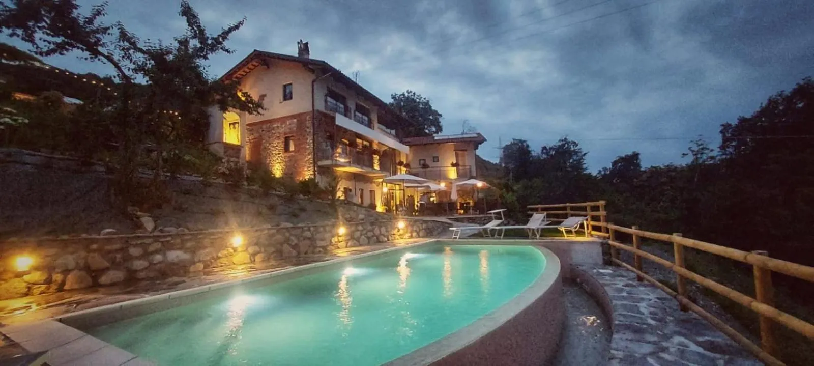 Swimming pool in Ca Montiglio