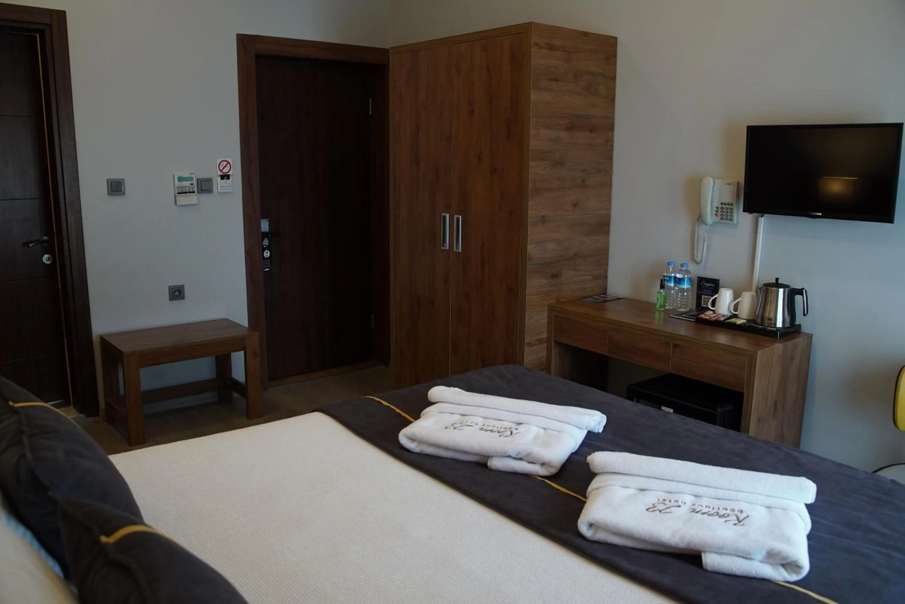 Bed in Room 23 Hotel