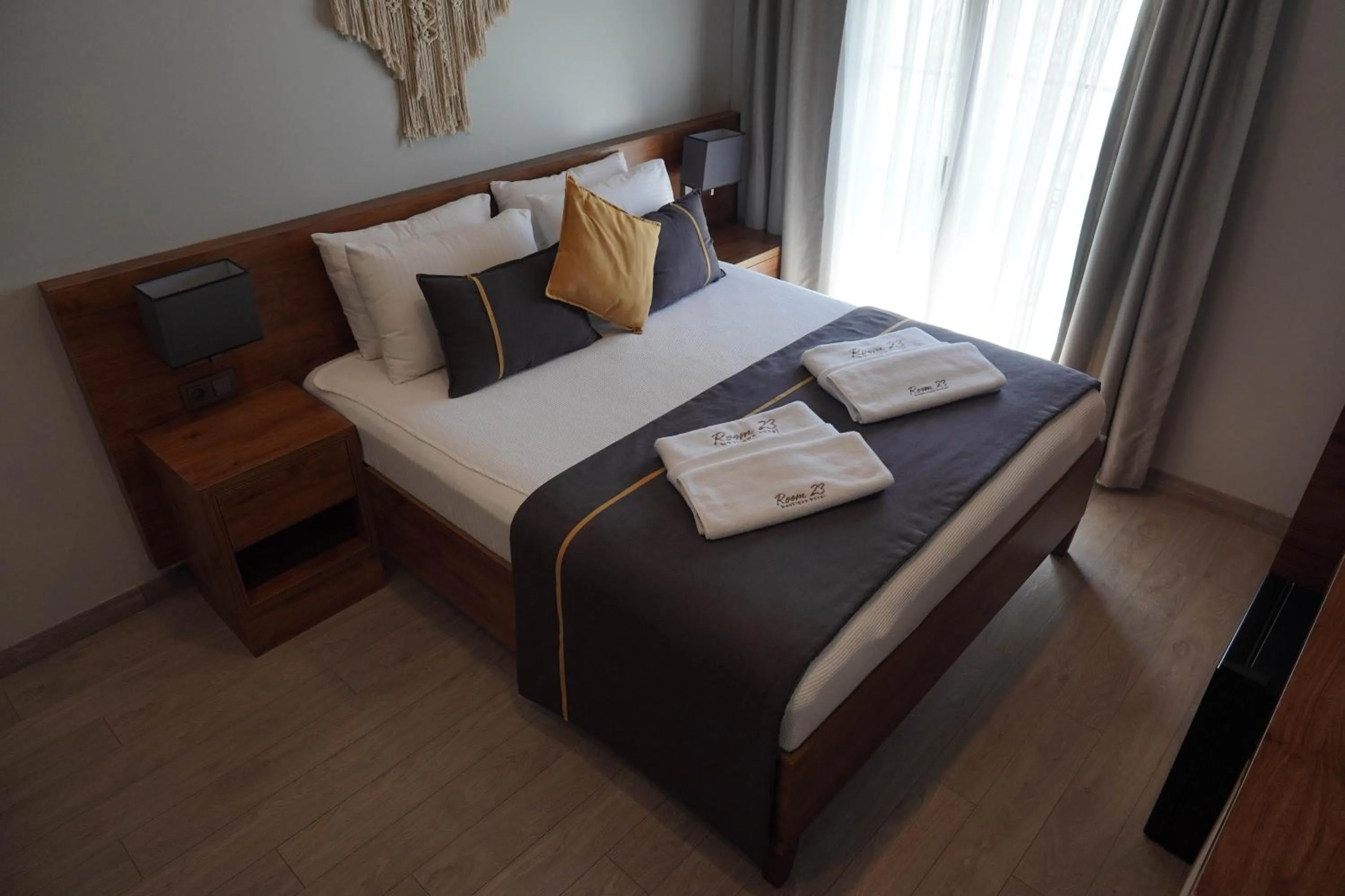 Bed in Room 23 Hotel