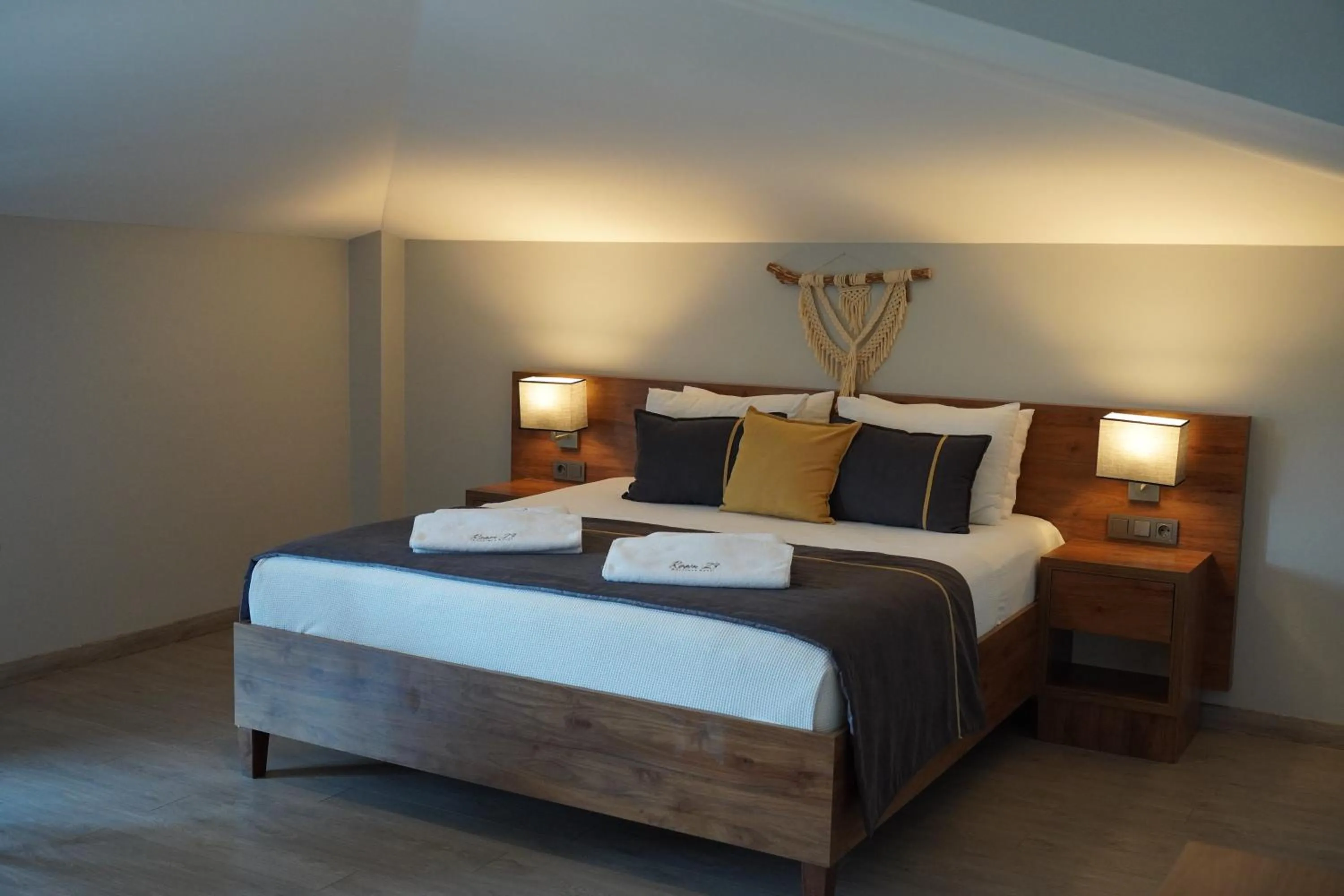 Bed in Room 23 Hotel