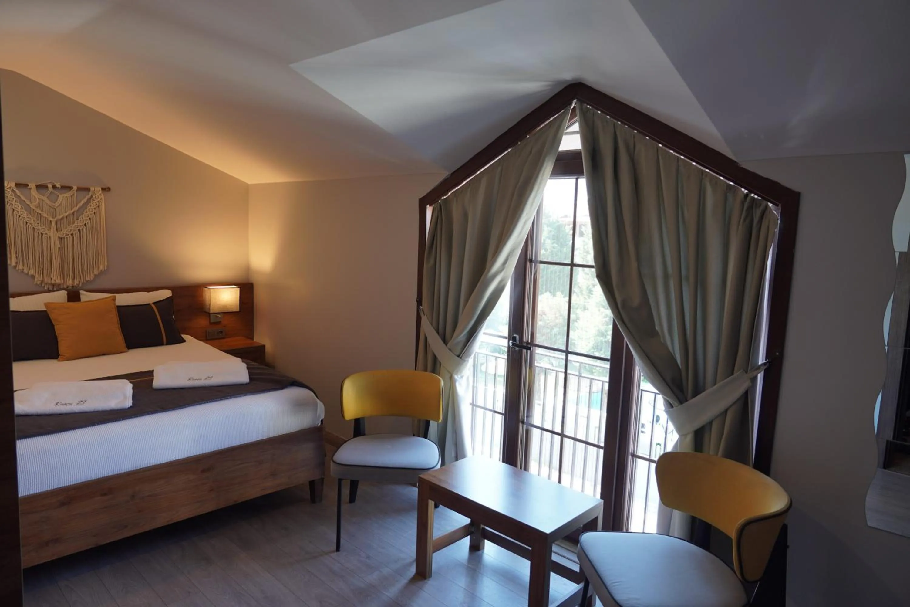 Bed in Room 23 Hotel