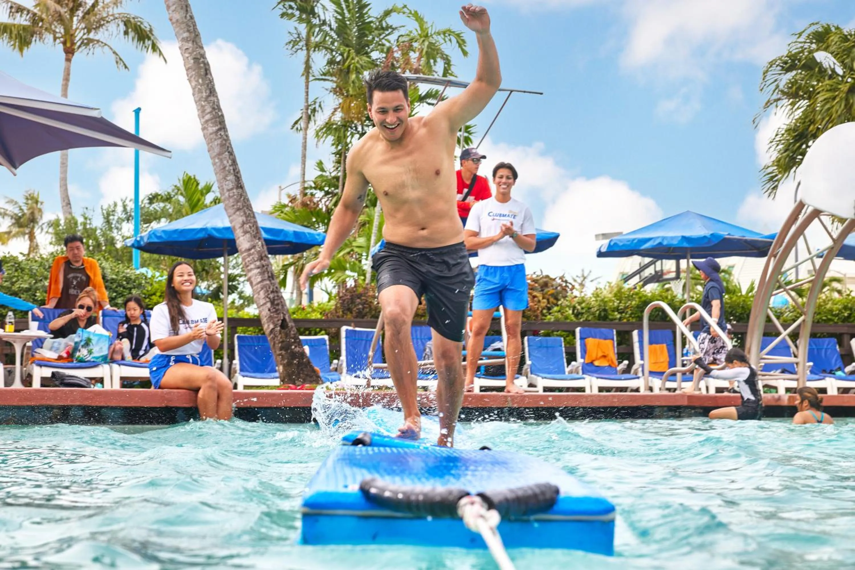 Aqua park in Pacific Islands Club Guam