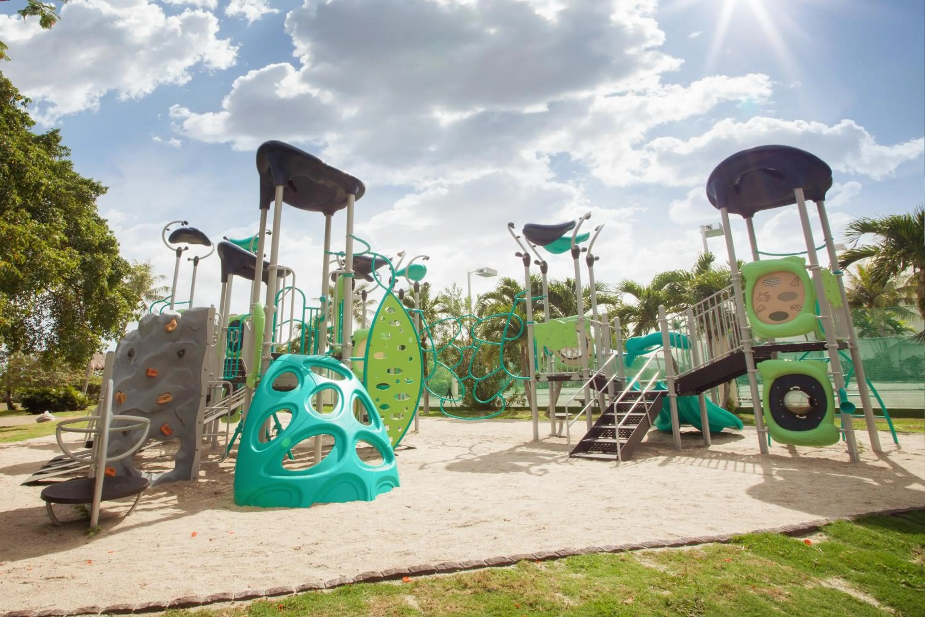 Children play ground in Pacific Islands Club Guam
