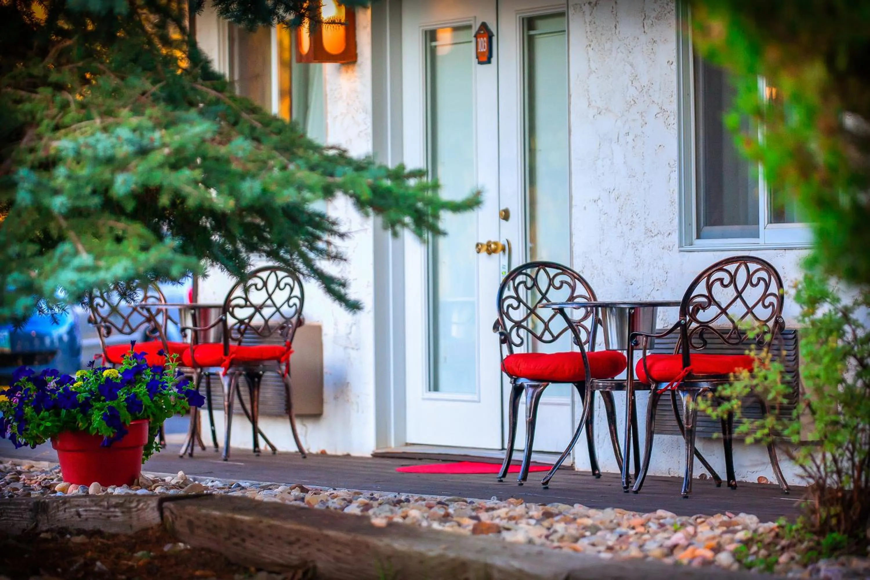 Facade/entrance in Bavarian Inn, Black Hills