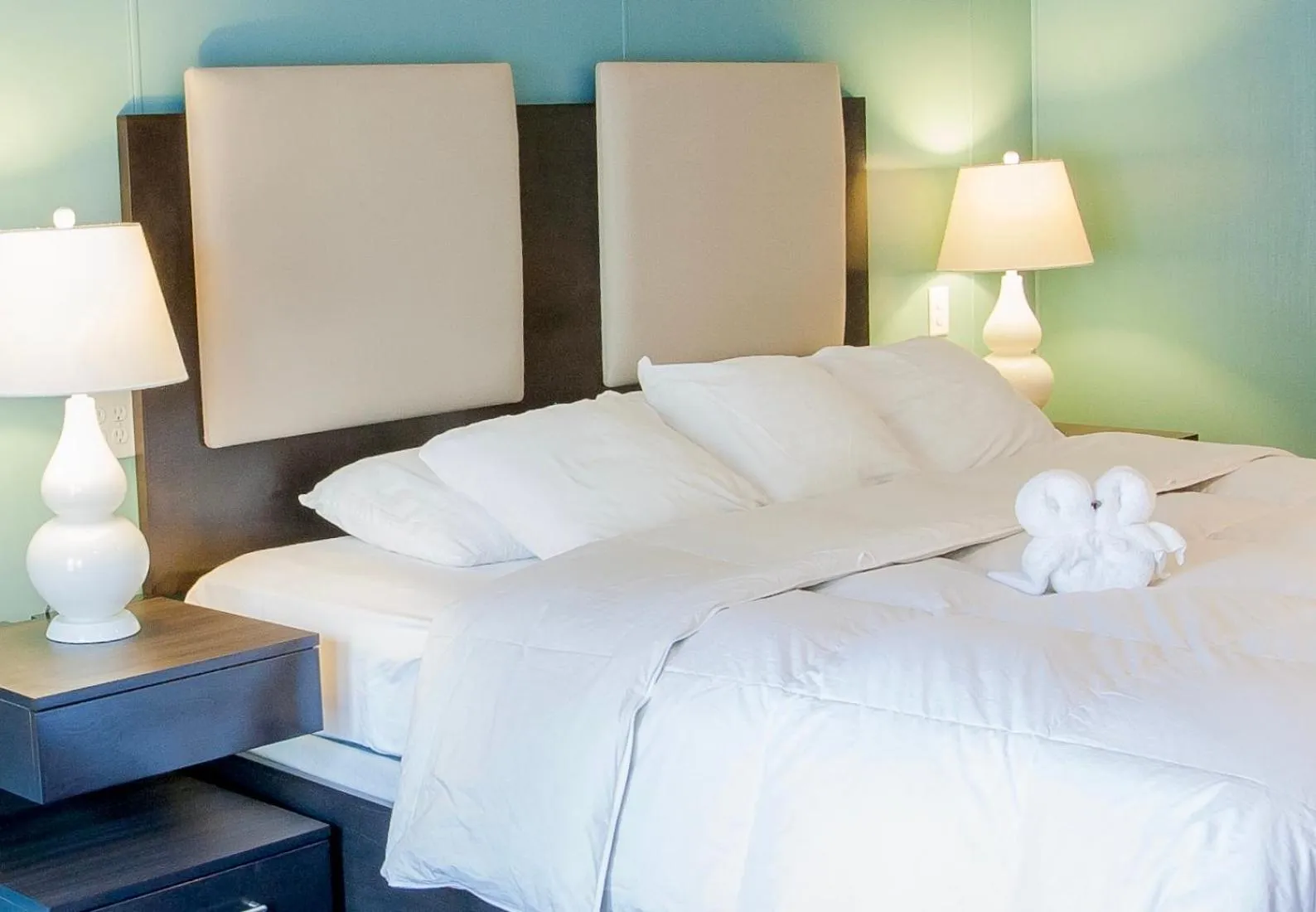 Bed in Bavarian Inn, Black Hills