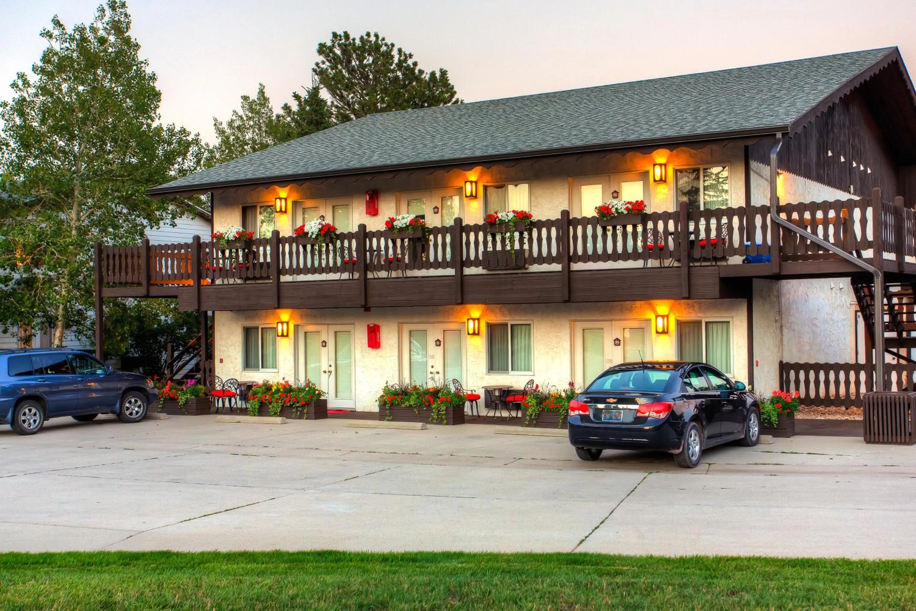 Facade/entrance in Bavarian Inn, Black Hills