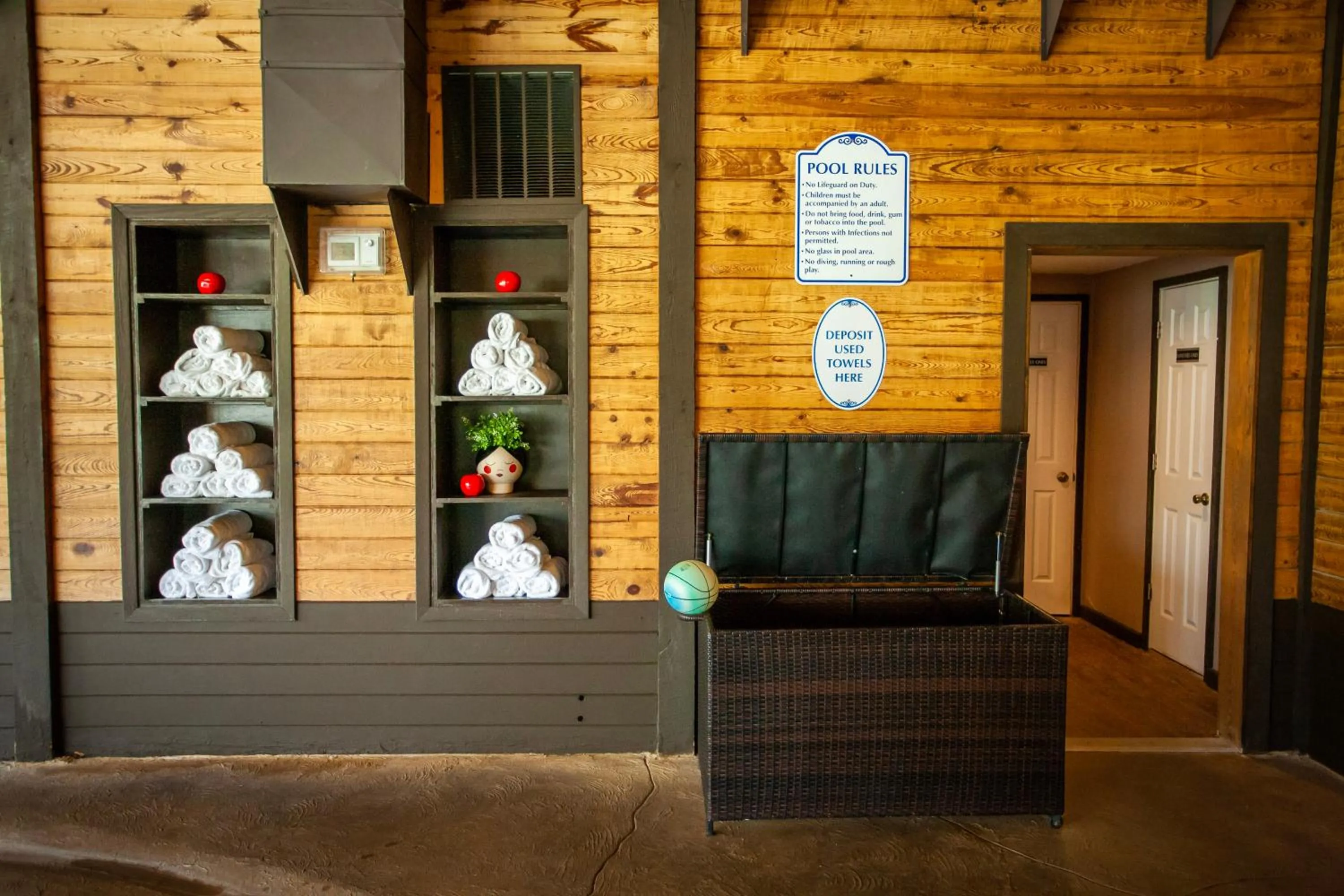 Seating area in Bavarian Inn, Black Hills