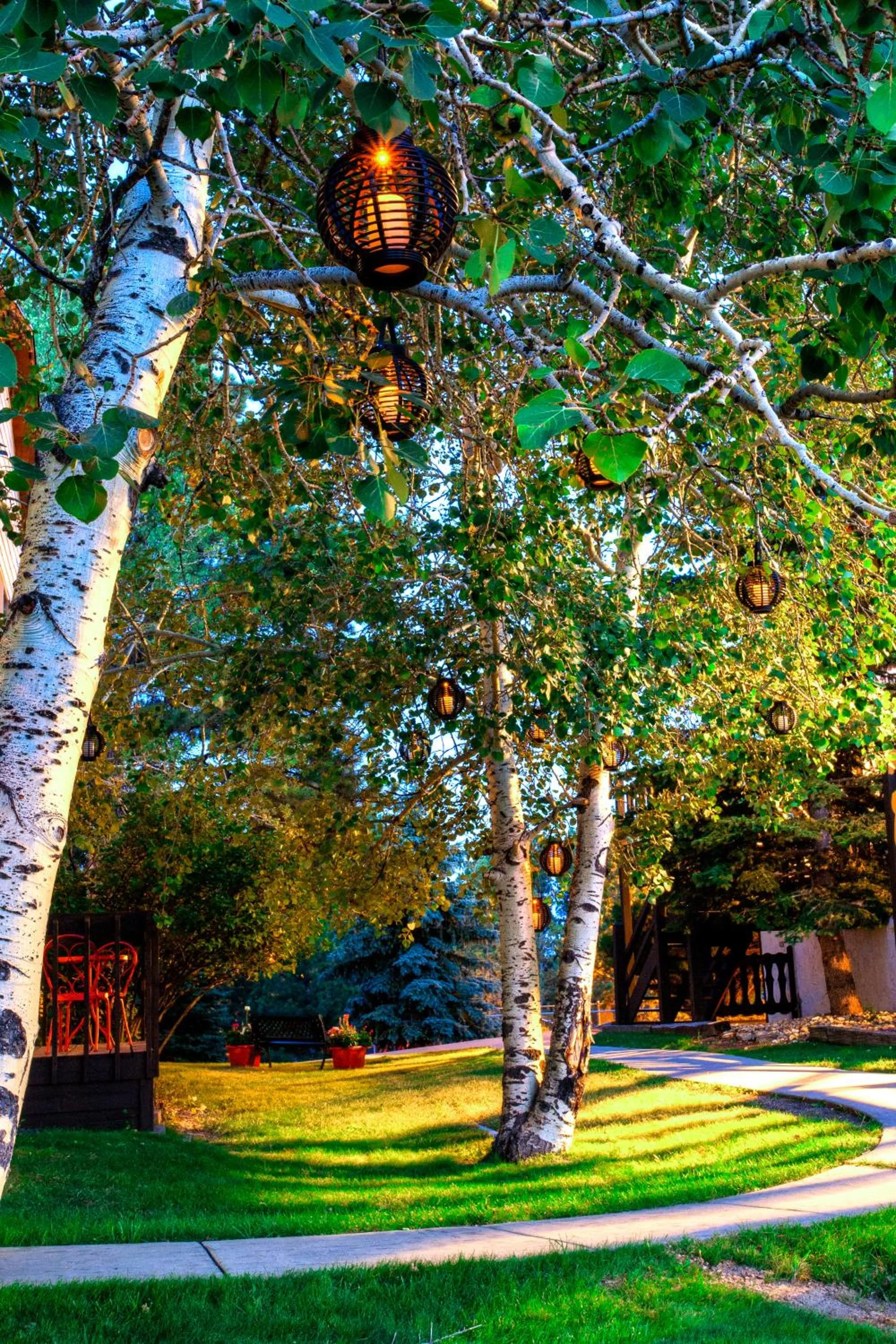 Decorative detail in Bavarian Inn, Black Hills