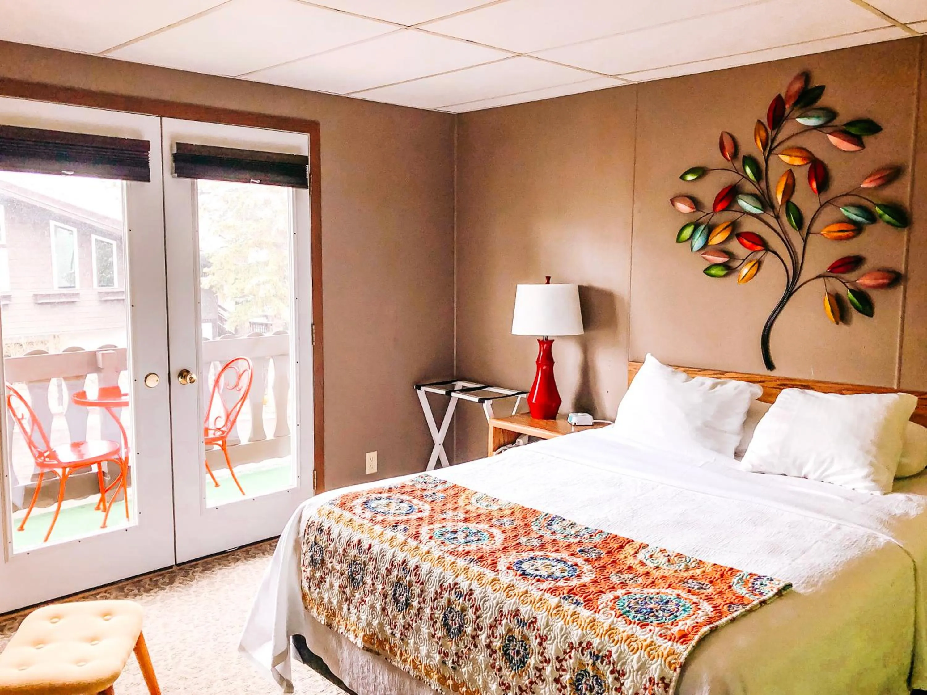 Bed in Bavarian Inn, Black Hills