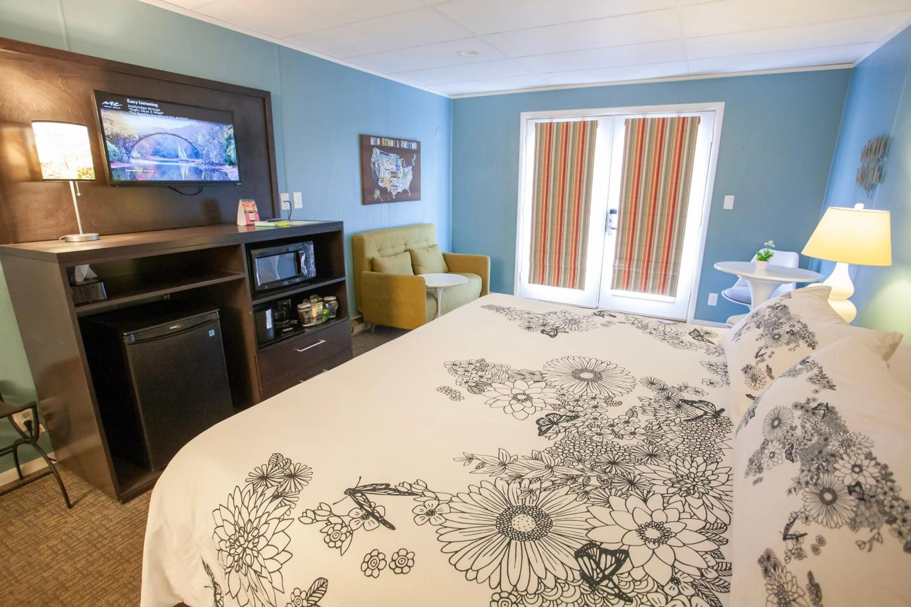 Bed in Bavarian Inn, Black Hills