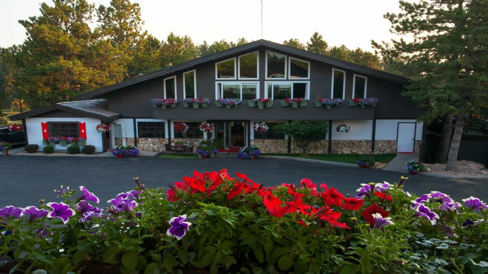 Facade/entrance in Bavarian Inn, Black Hills