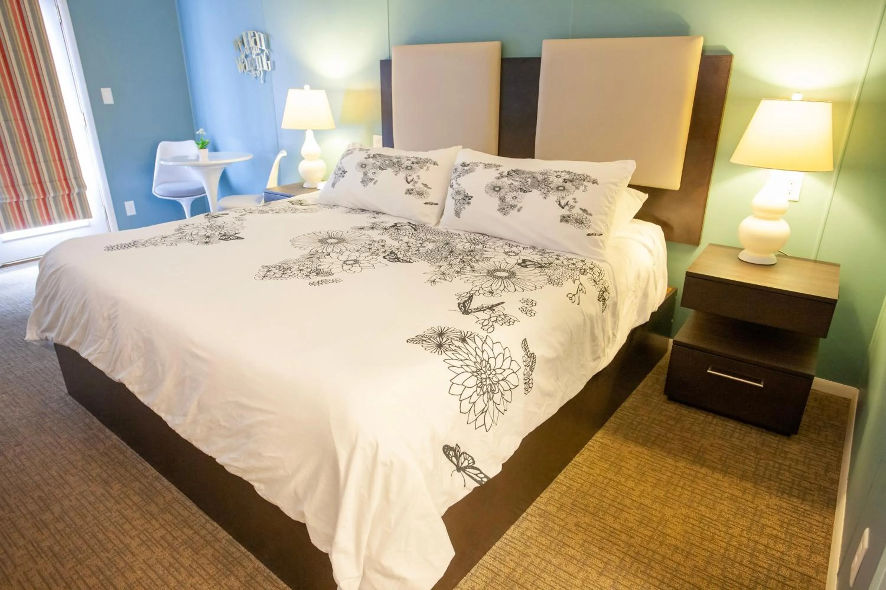 Bed in Bavarian Inn, Black Hills