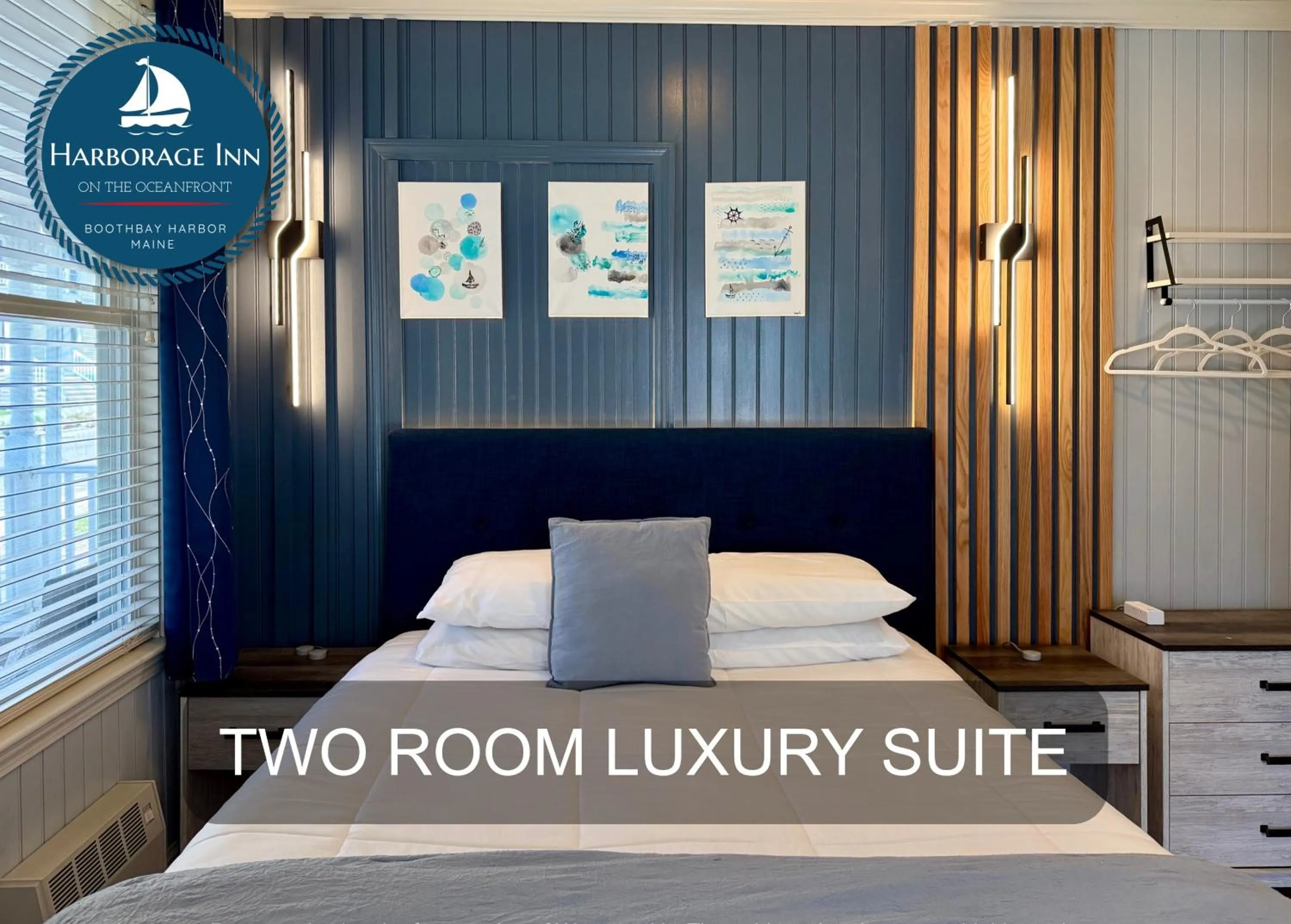 Bedroom, Bed in Harborage Inn on the Oceanfront