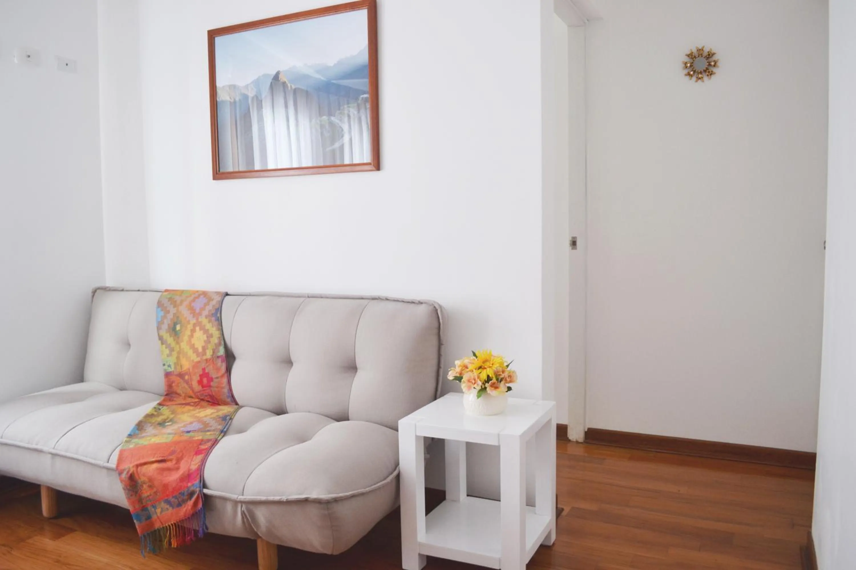 Living room in Katari Apart Hotel at Qorikancha