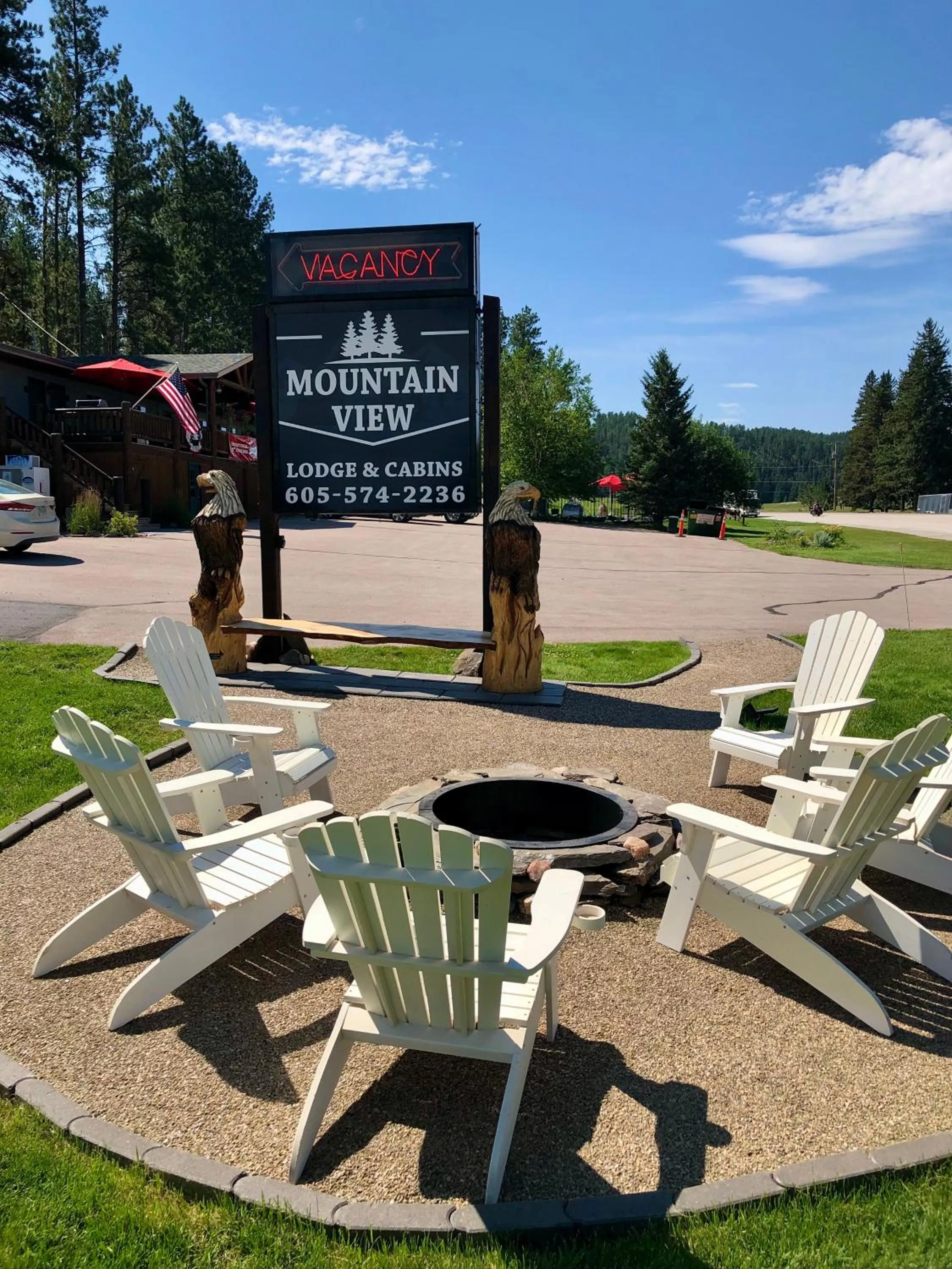 Balcony/Terrace in Mountain View Lodge & Cabins