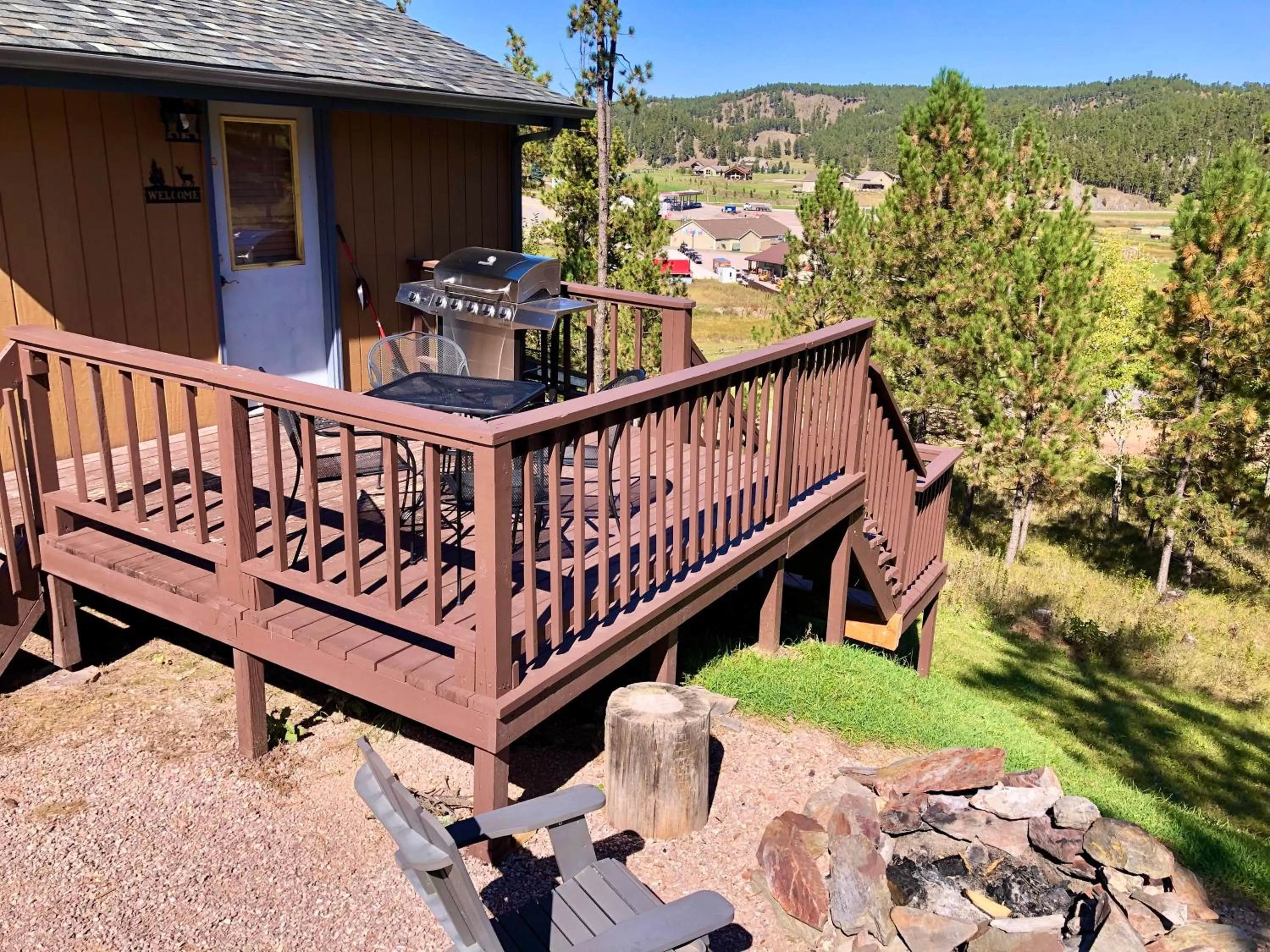 Balcony/Terrace in Mountain View Lodge & Cabins