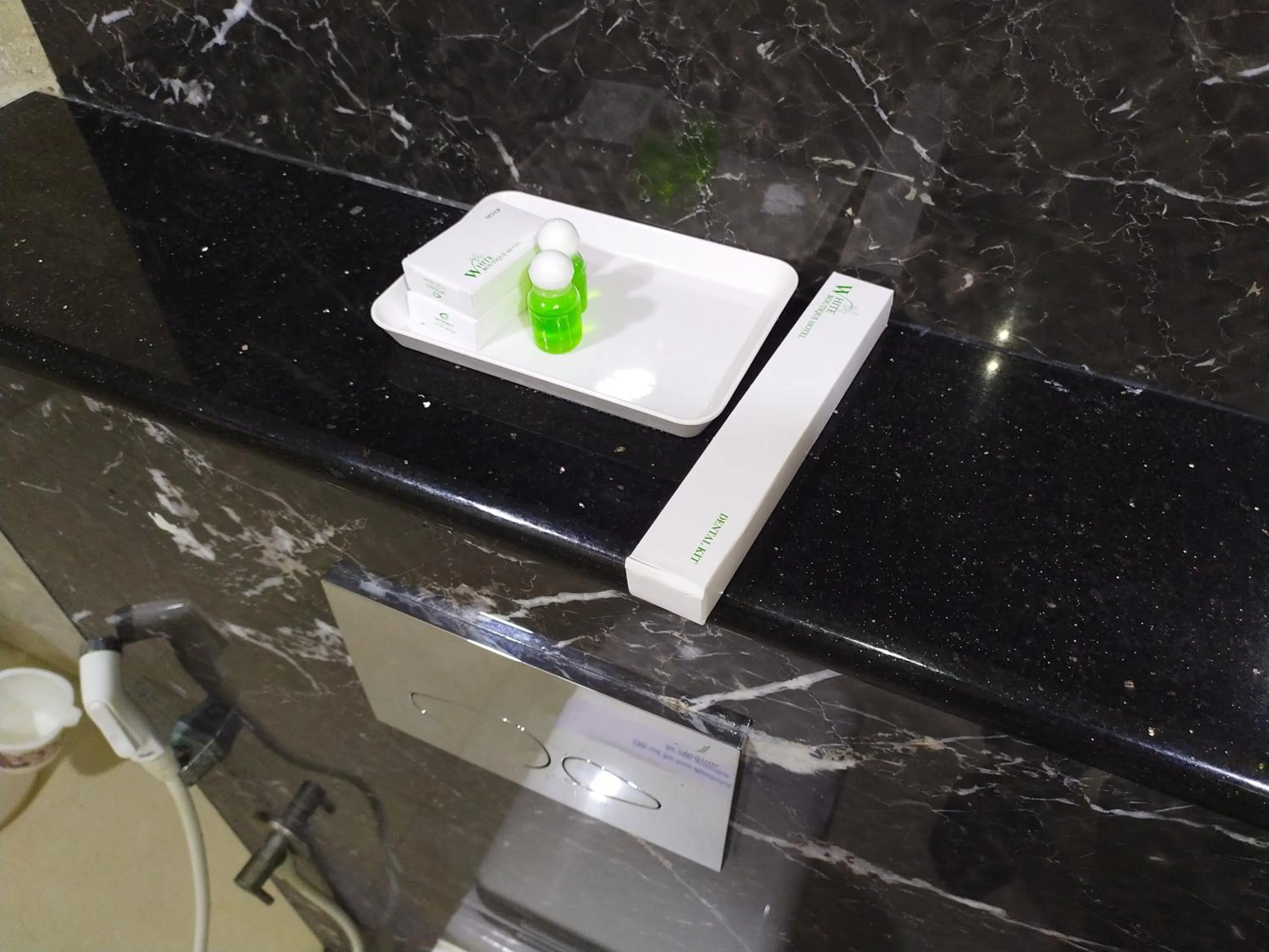 Toilet in Hotel White Boutique