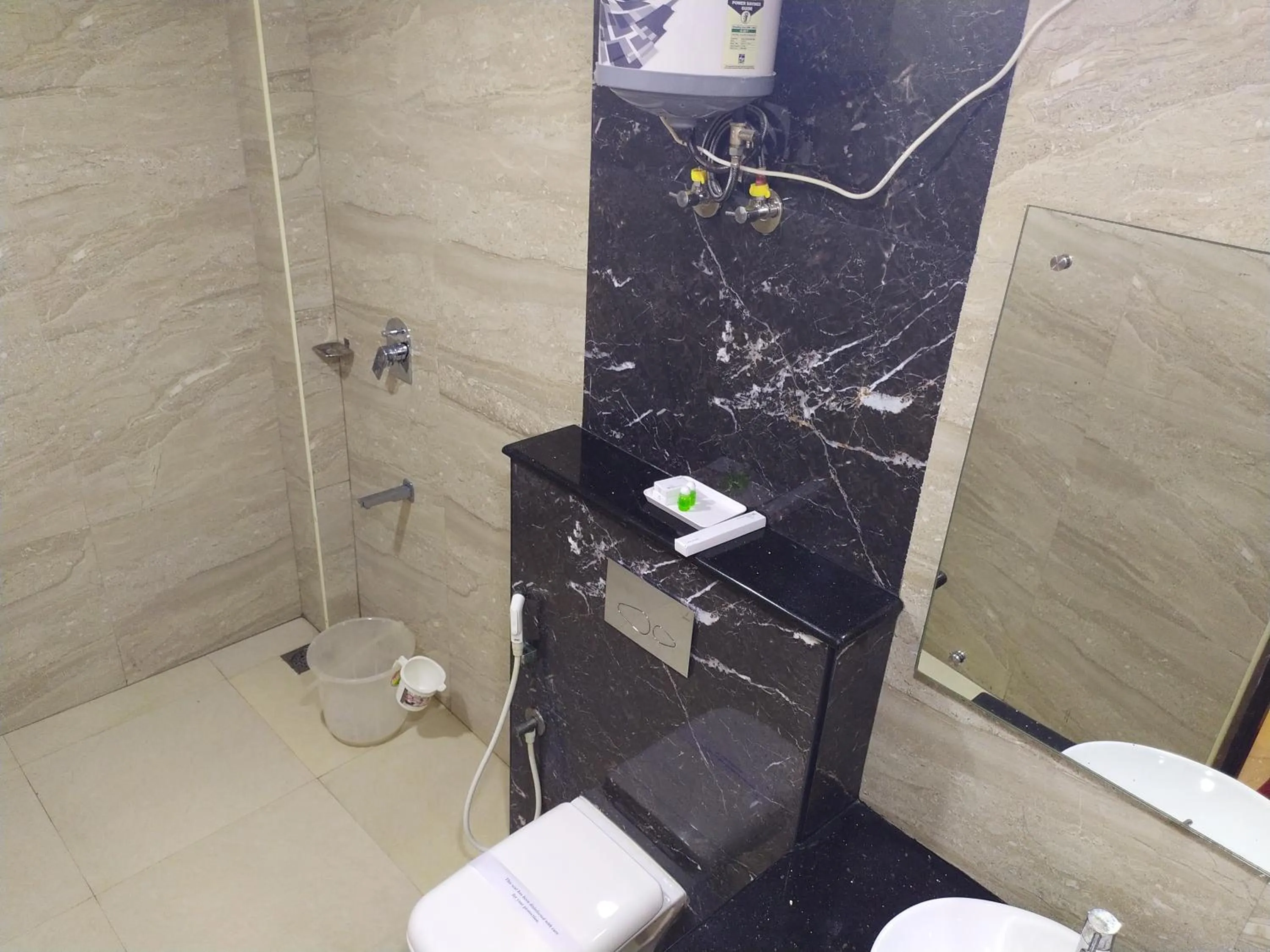 Toilet in Hotel White Boutique