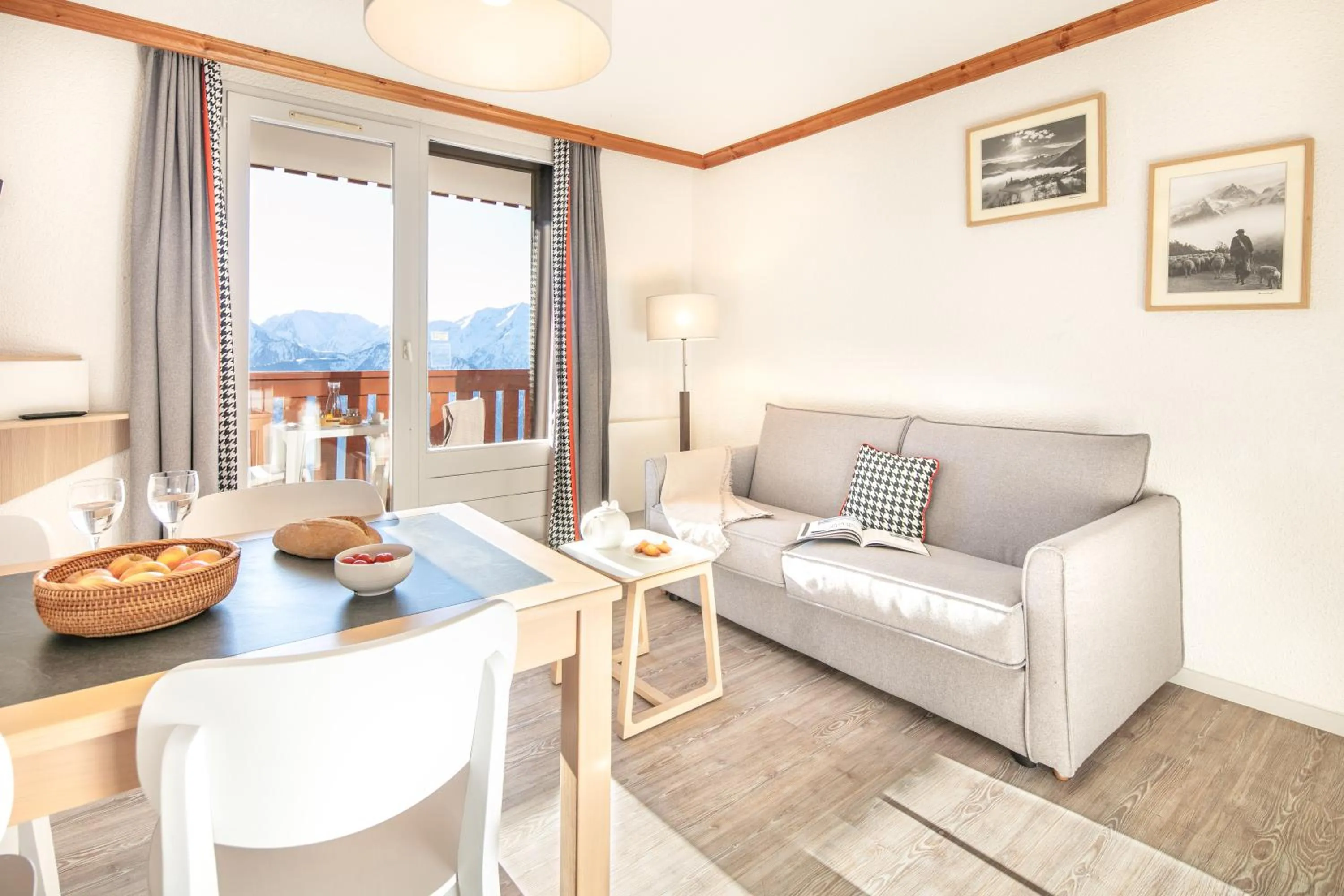 Living room in Résidence Pierre & Vacances Les Bergers