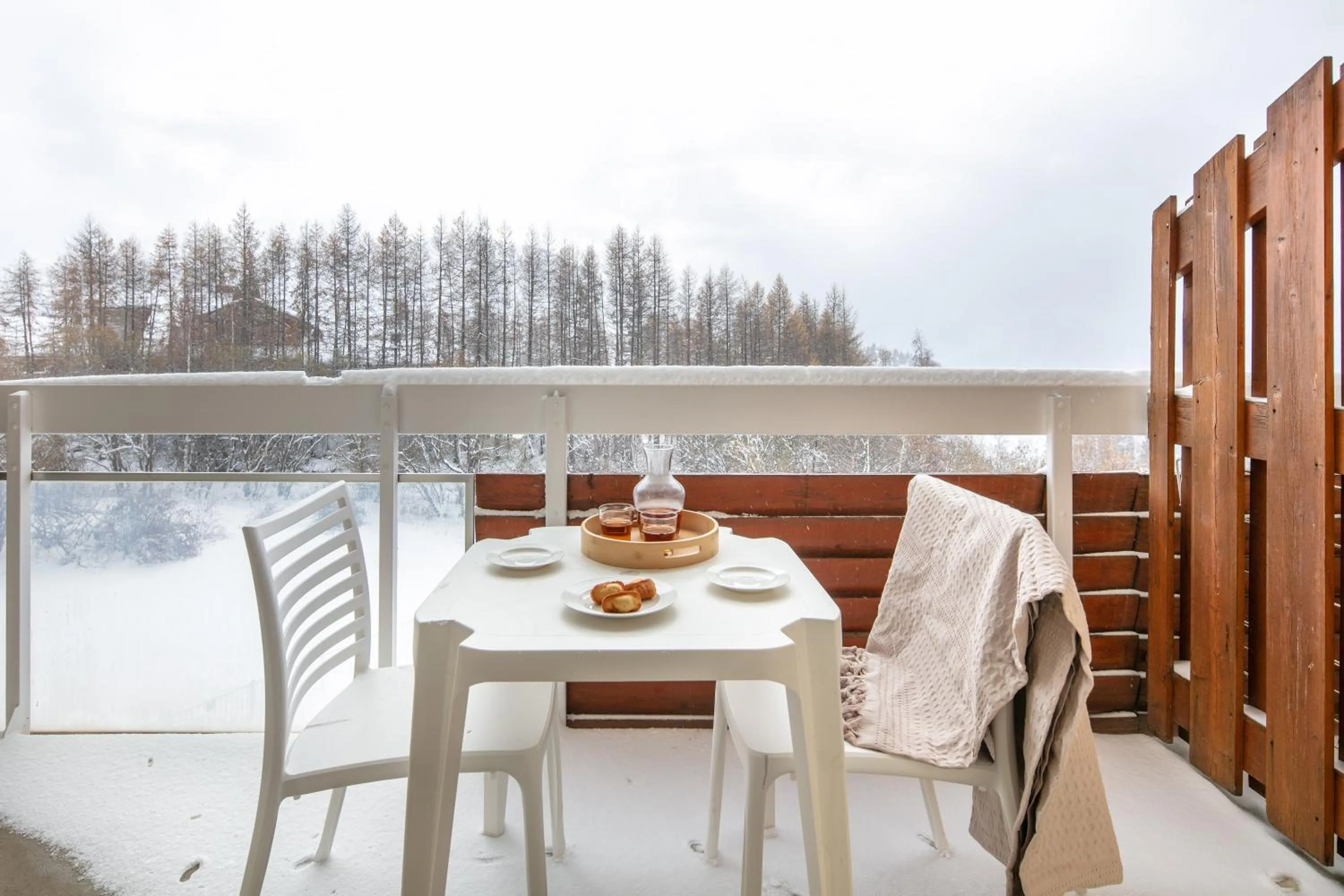 Patio in Résidence Pierre & Vacances Les Bergers