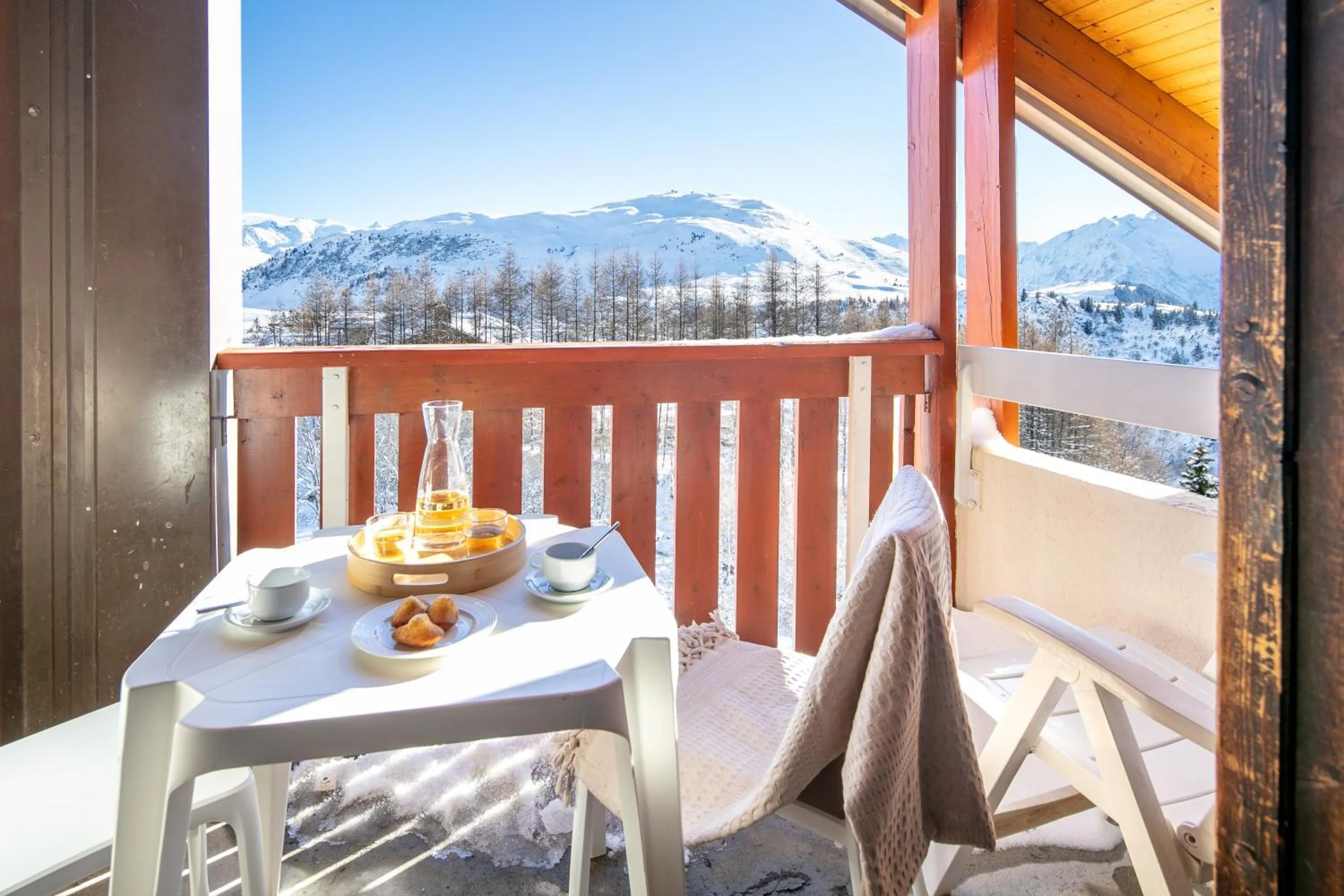 Patio in Résidence Pierre & Vacances Les Bergers