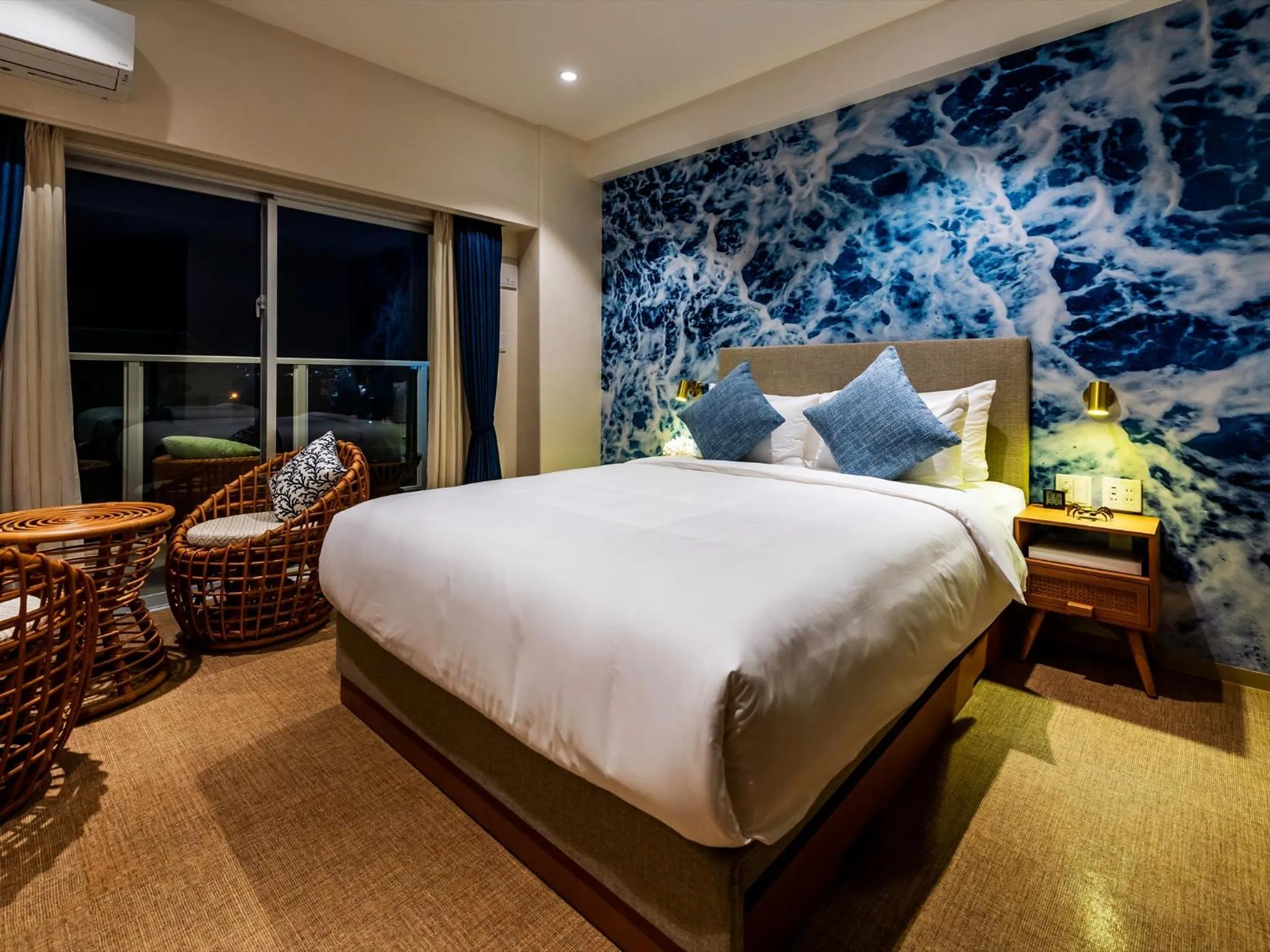 Bed in The Moana