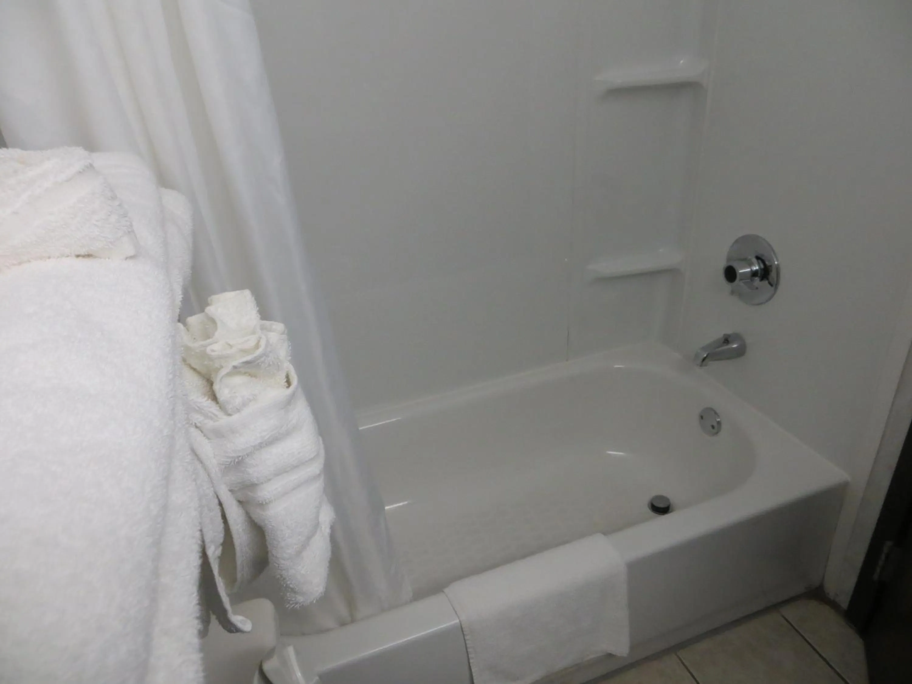 Shower in Americourt Hotel and Suites - Elizabethton