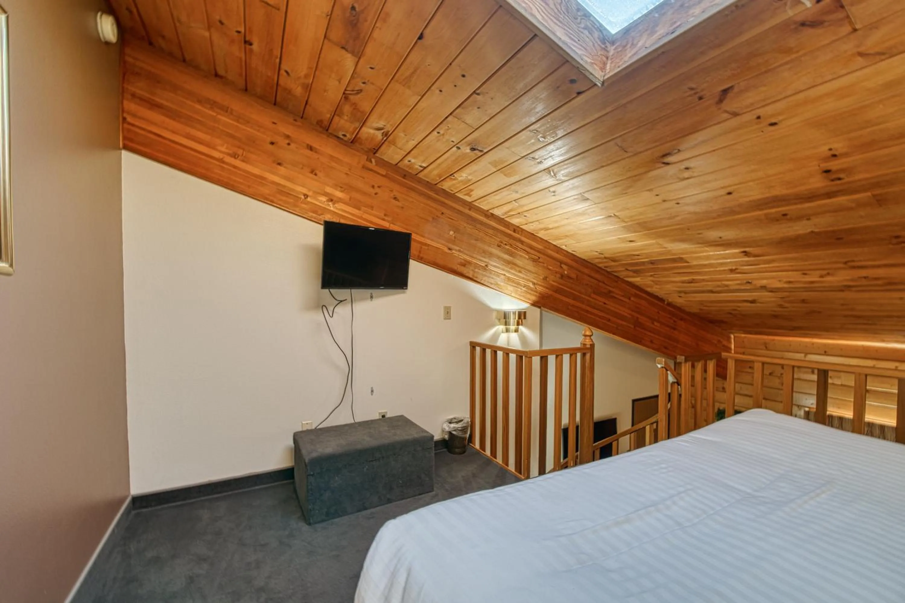 Bed in Super 8 by Wyndham Sturgis