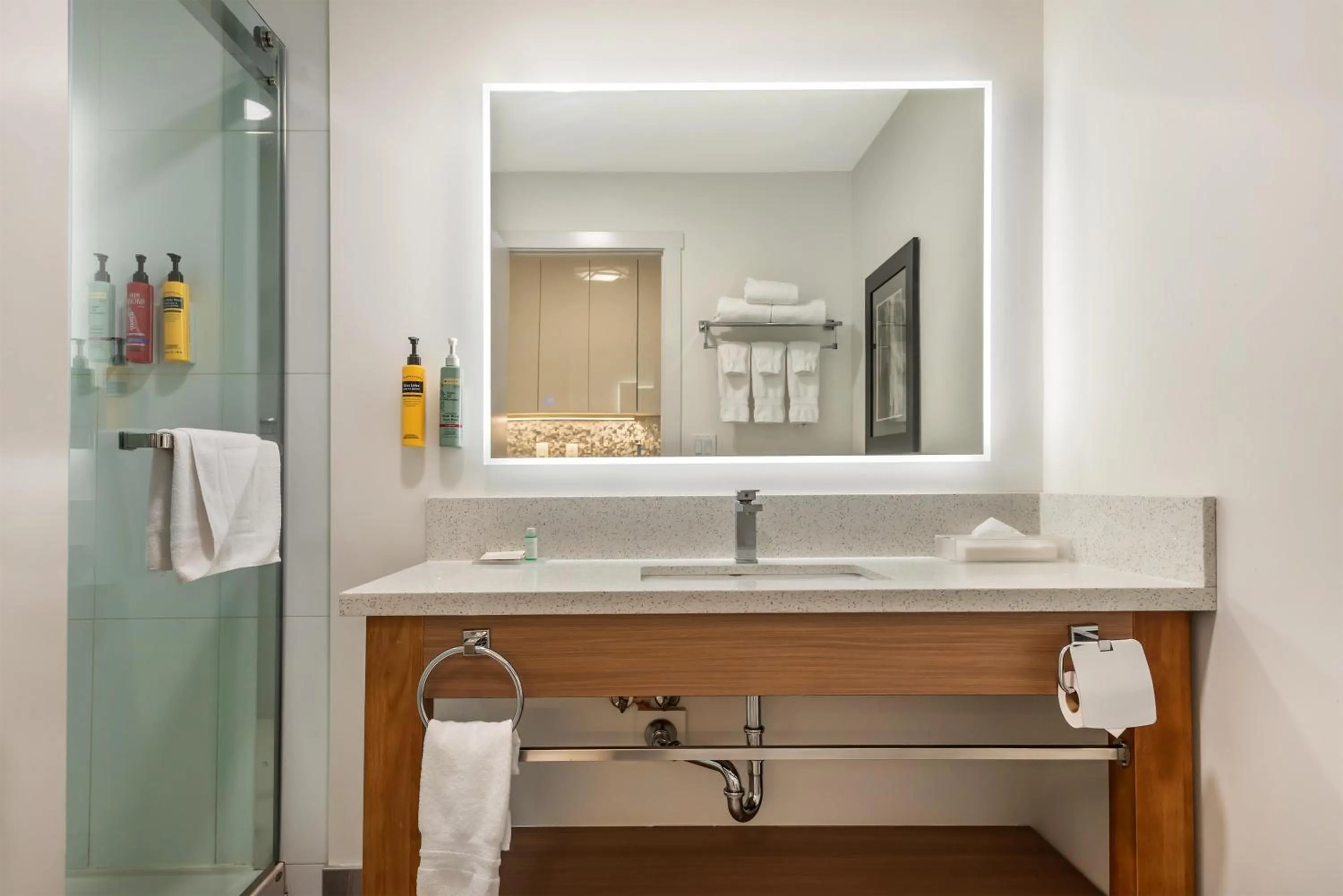 Bathroom in Executive Residency by Best Western Calgary City View North