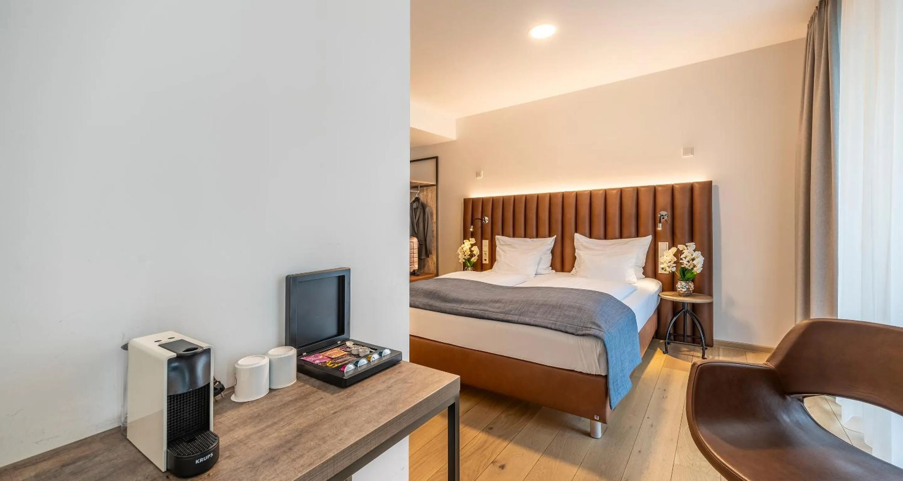 Coffee/tea facilities, Bed in Aiden by Best Western Biberach