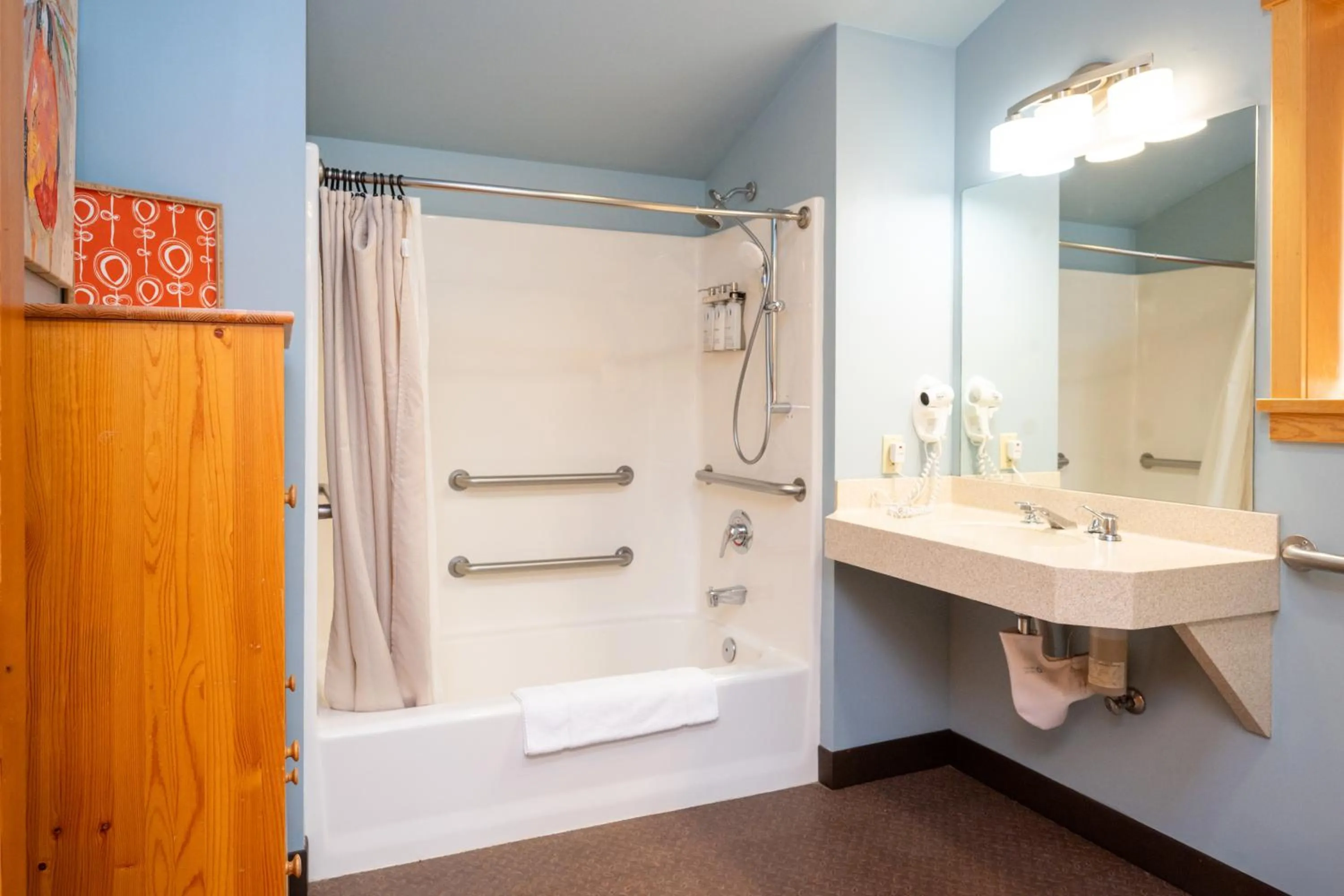 Bathroom in Sleeping Lady Mountain Resort