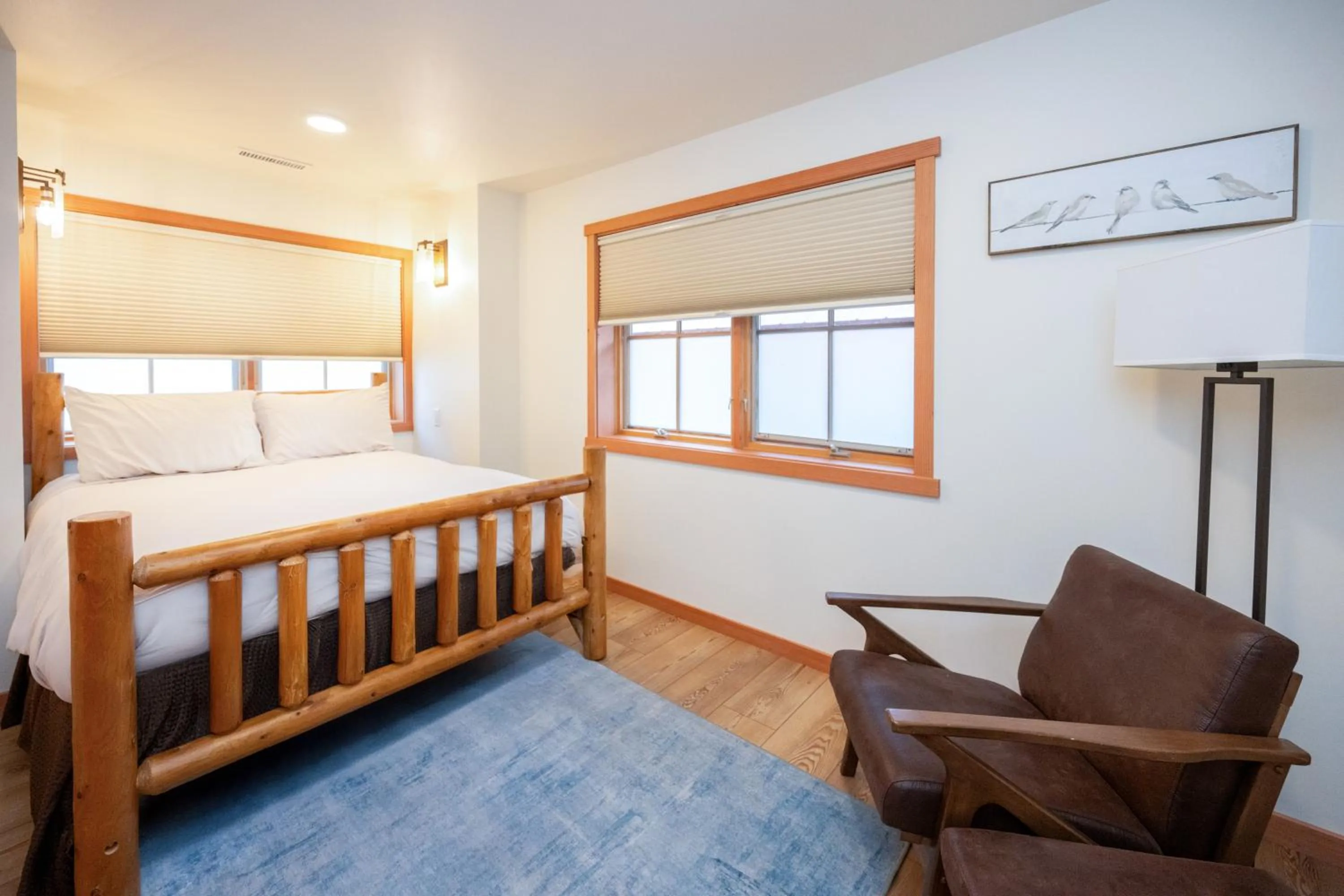 Bed in Sleeping Lady Mountain Resort