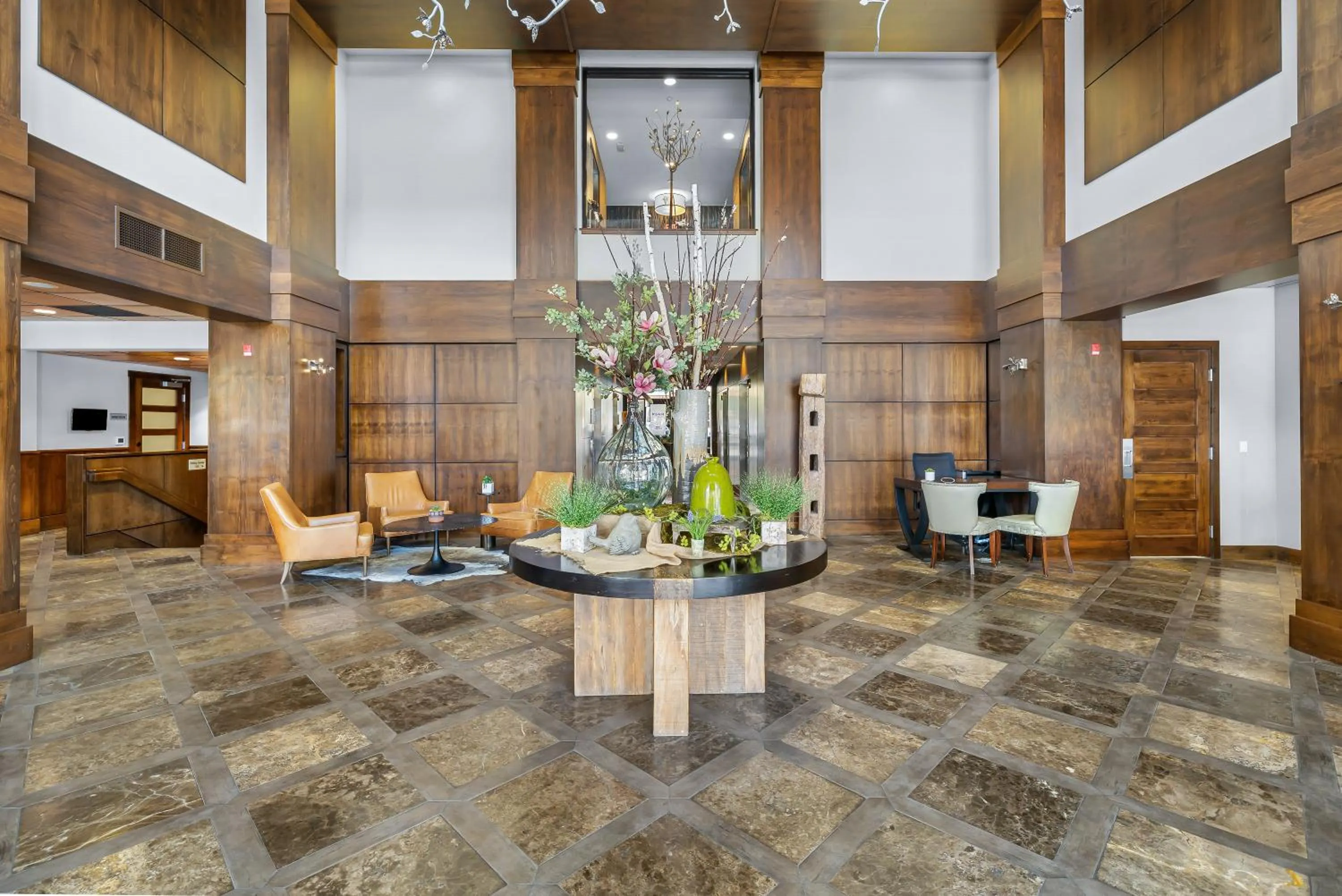 Lobby or reception in Oxford Hotel Bend