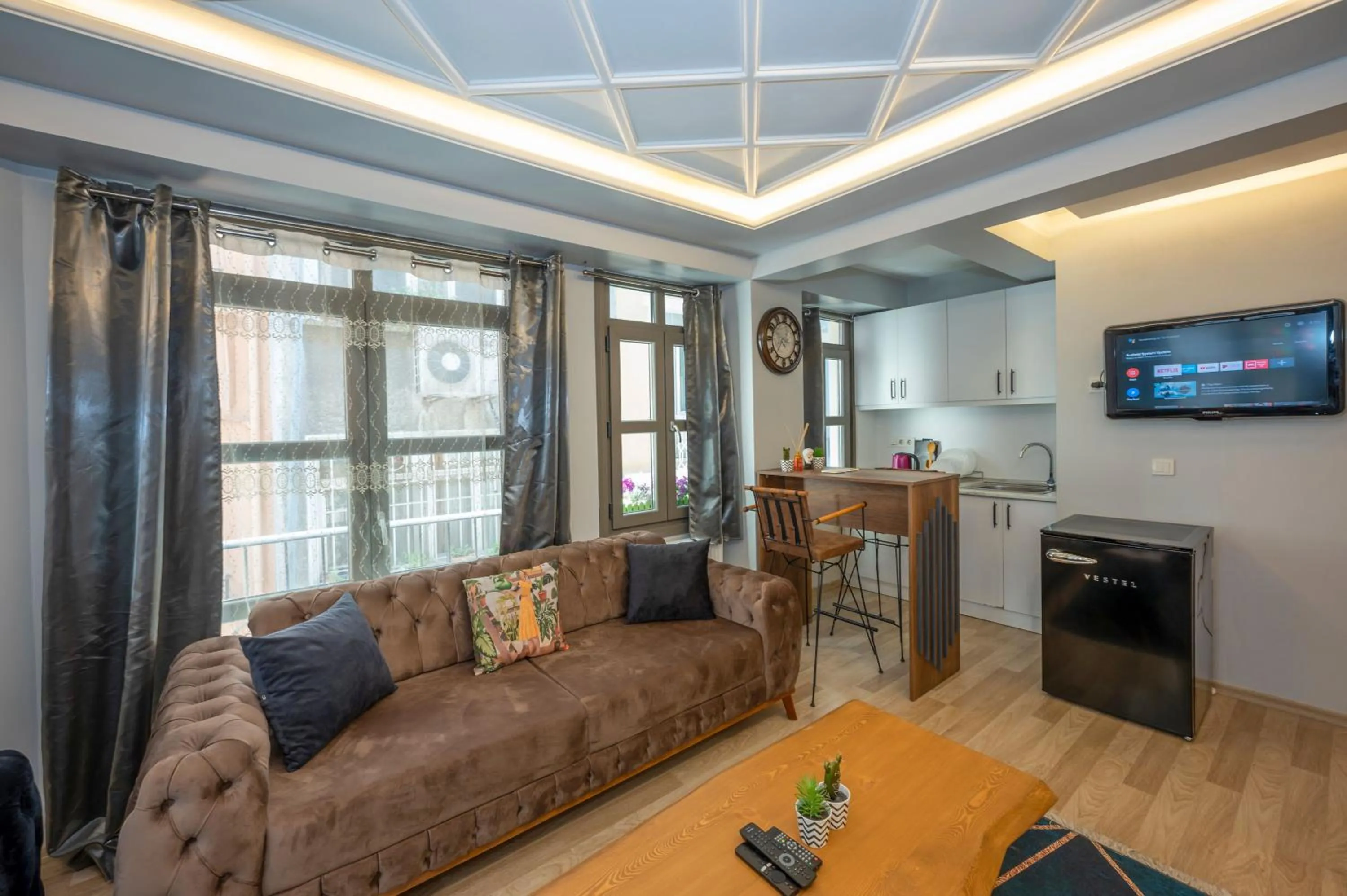 Living room in Dorne Suite Taksim Hotel