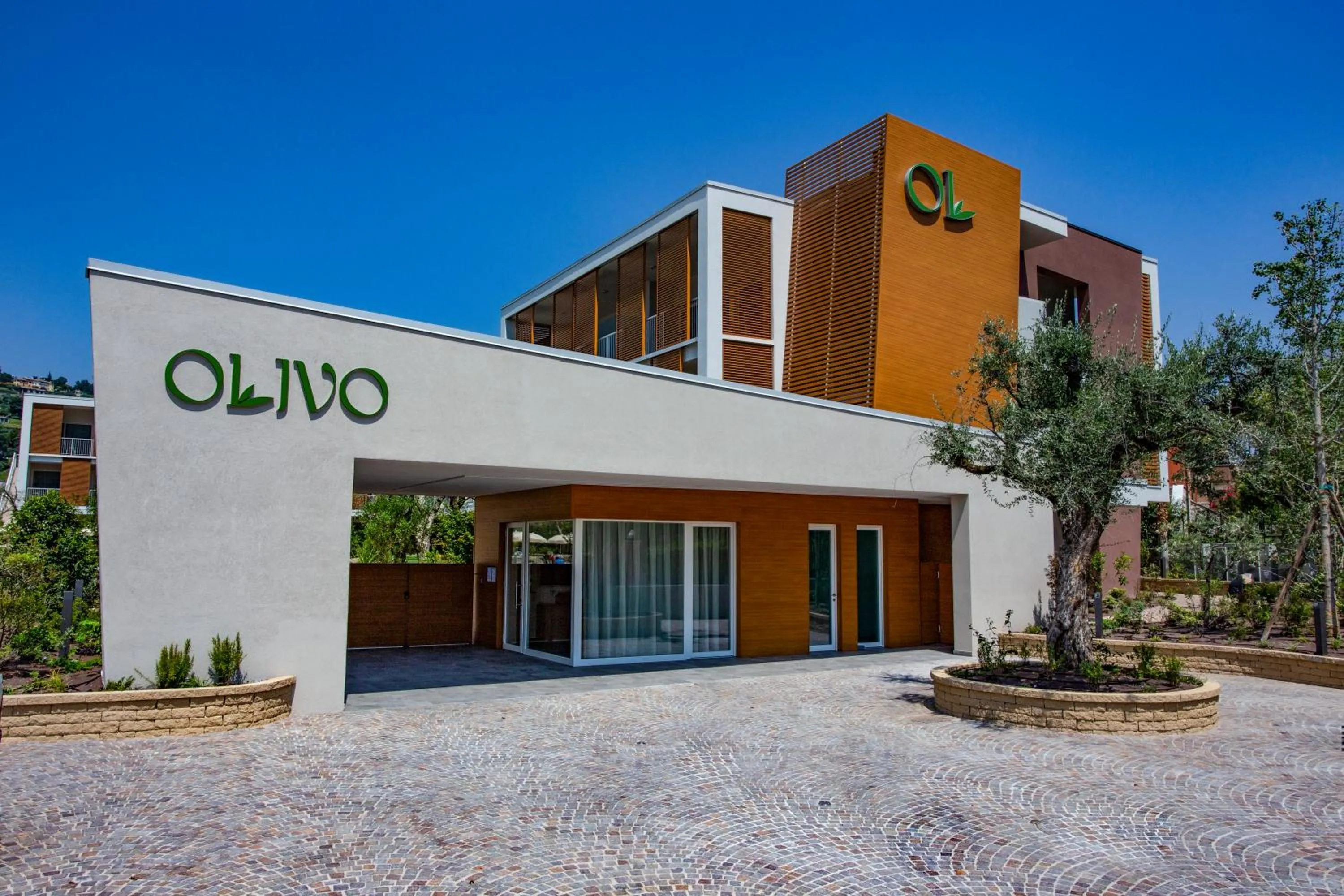 Facade/entrance in Residenza Olivo