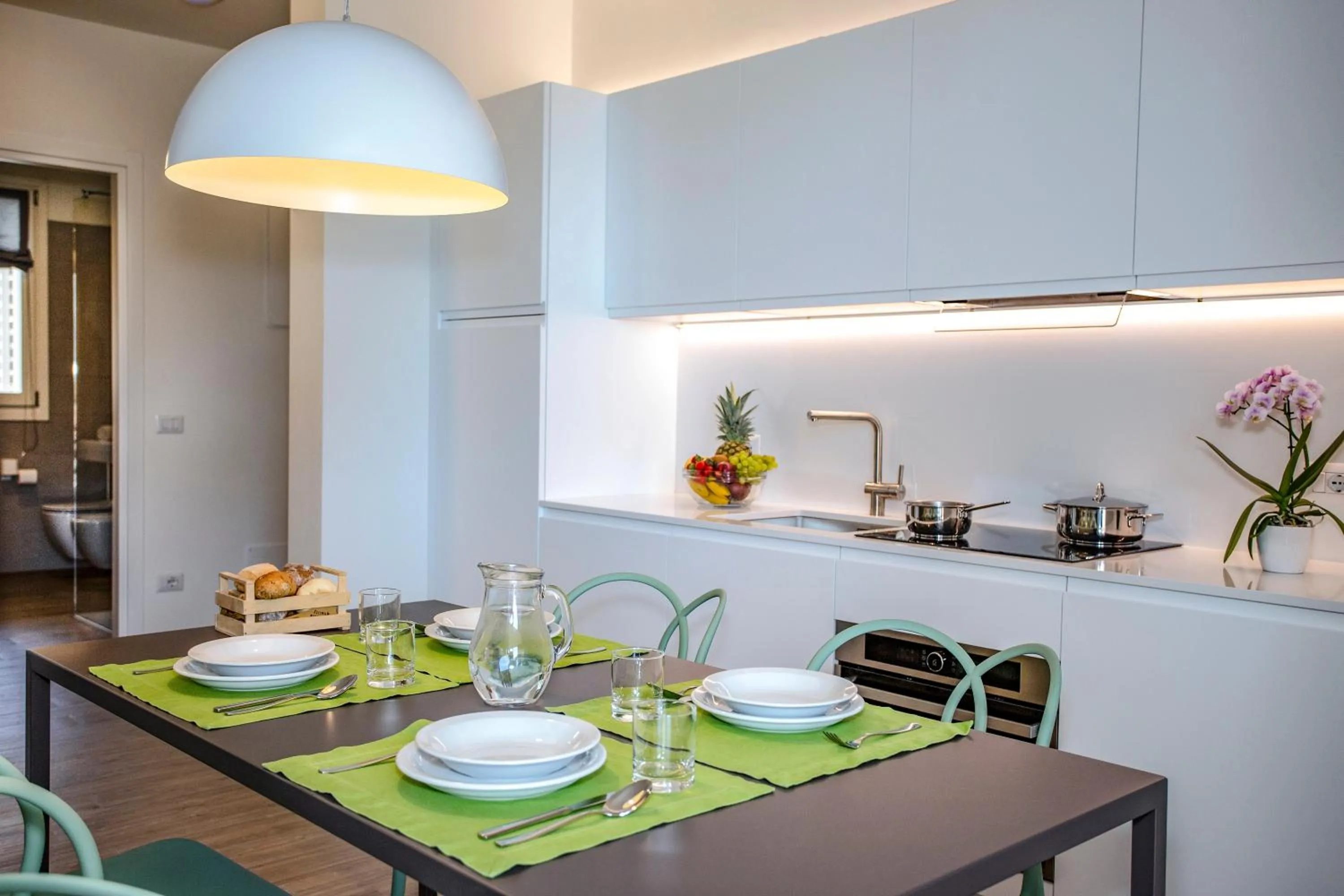 Kitchen or kitchenette in Residenza Olivo