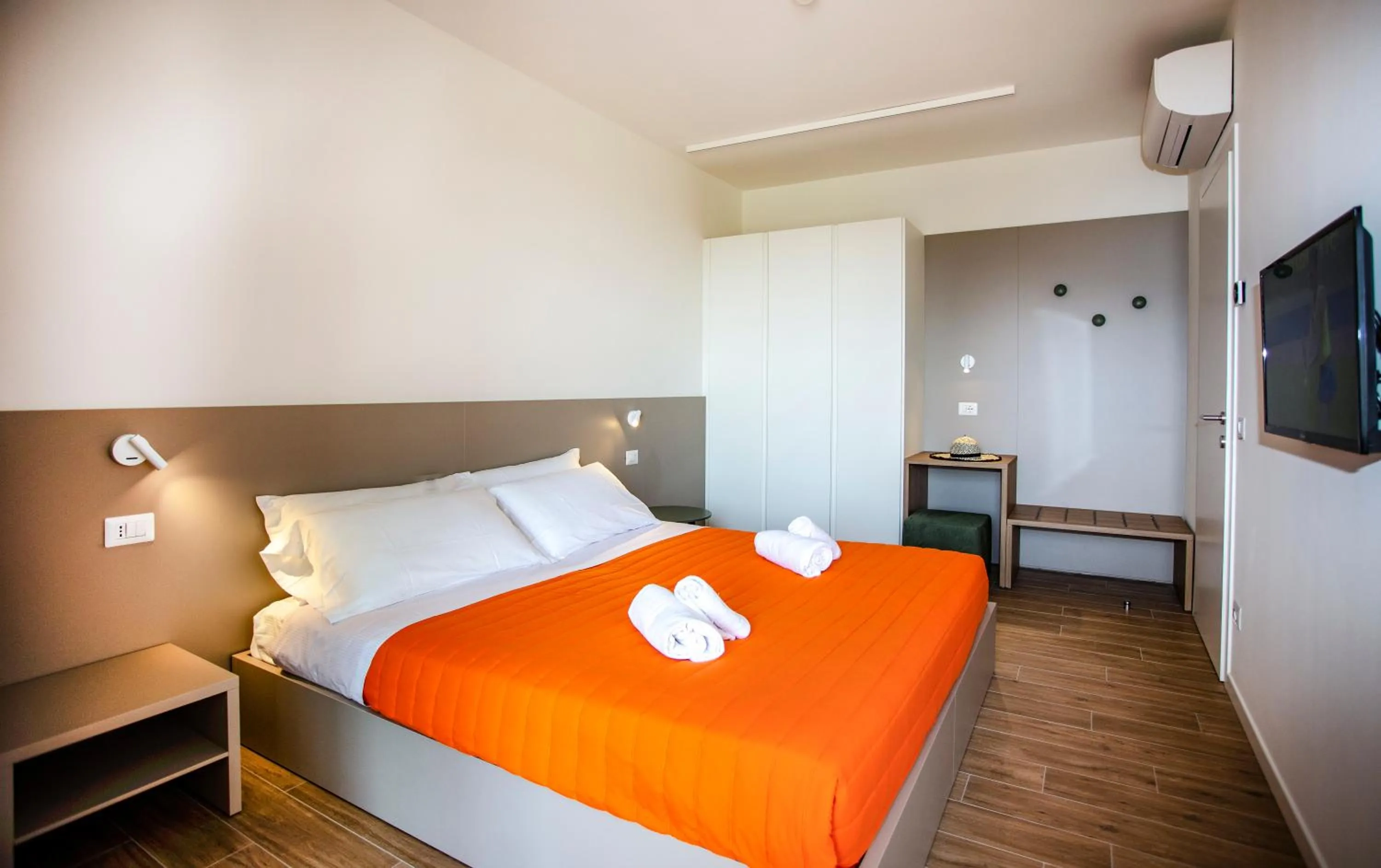 Photo of the whole room, Bed in Residenza Olivo