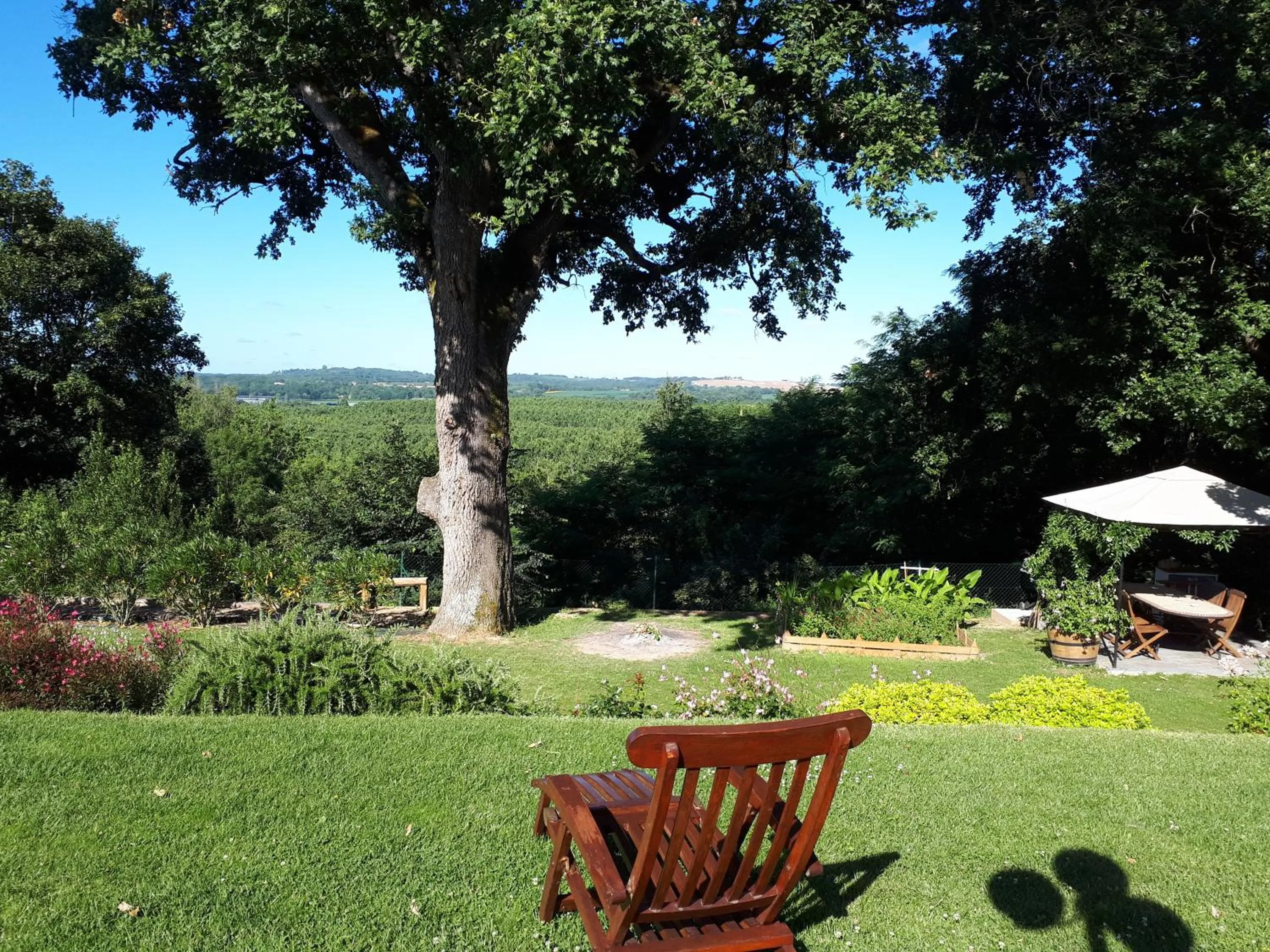 Natural landscape in La Chênaie
