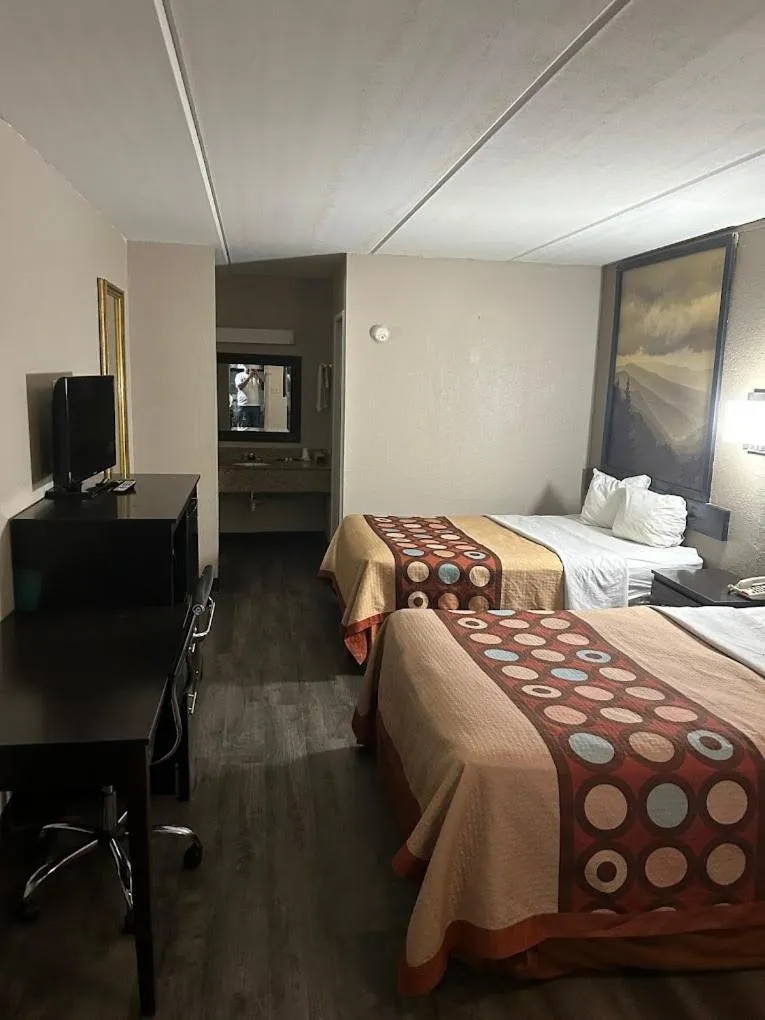 Bed in Super 8 by Wyndham Shelby