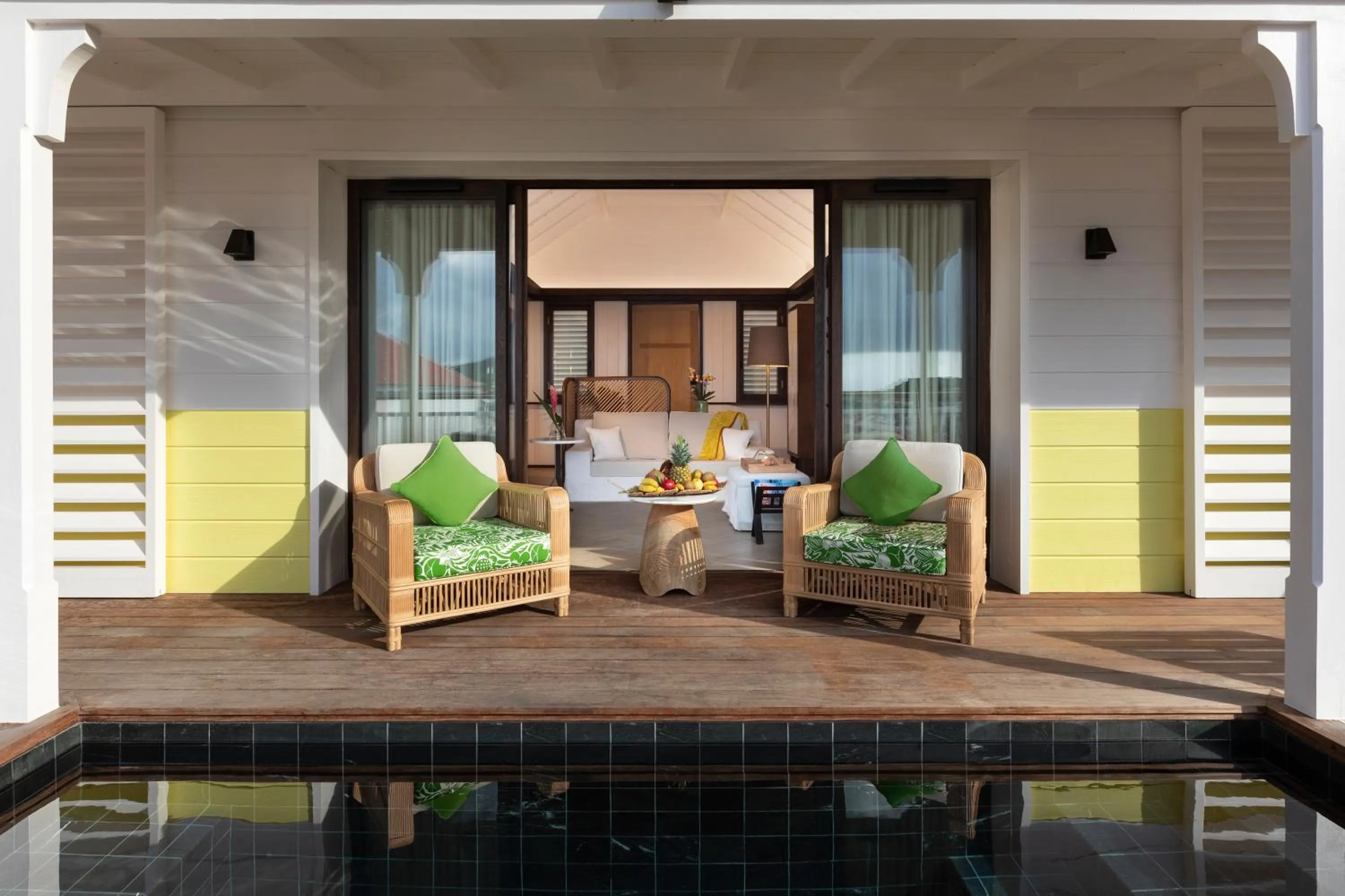 Balcony/Terrace in Hôtel Barrière Le Carl Gustaf St Barth