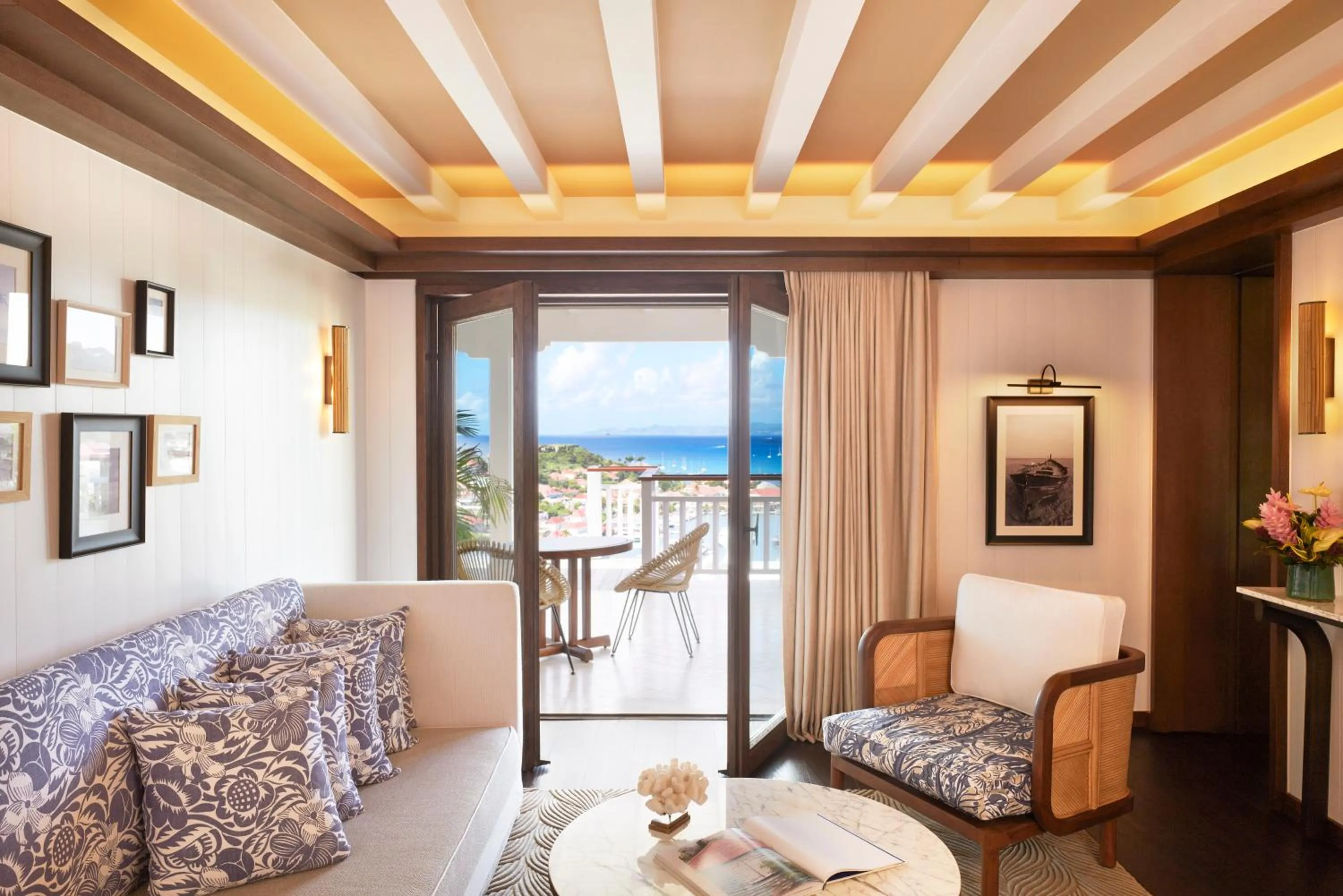 Living room in Hôtel Barrière Le Carl Gustaf St Barth