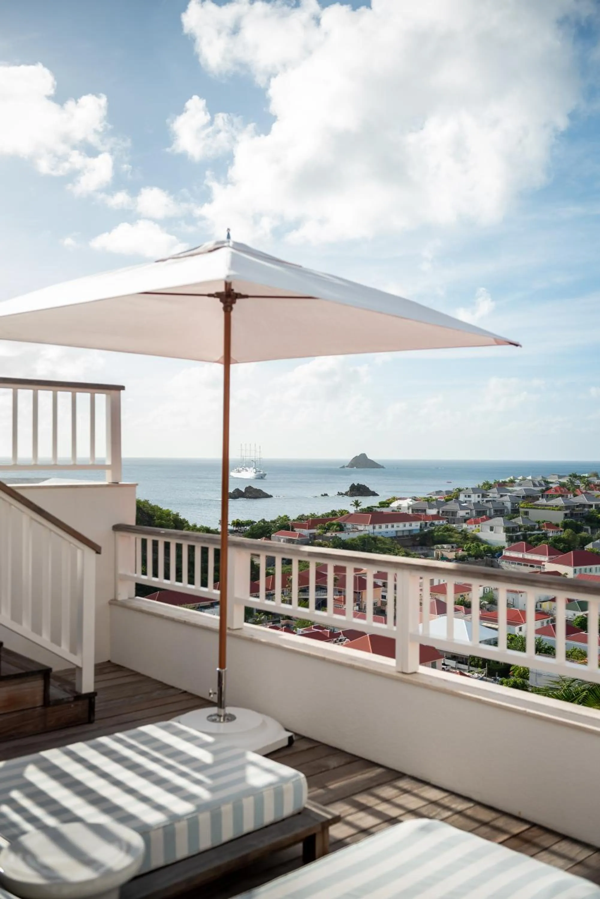 Balcony/Terrace in Hôtel Barrière Le Carl Gustaf St Barth